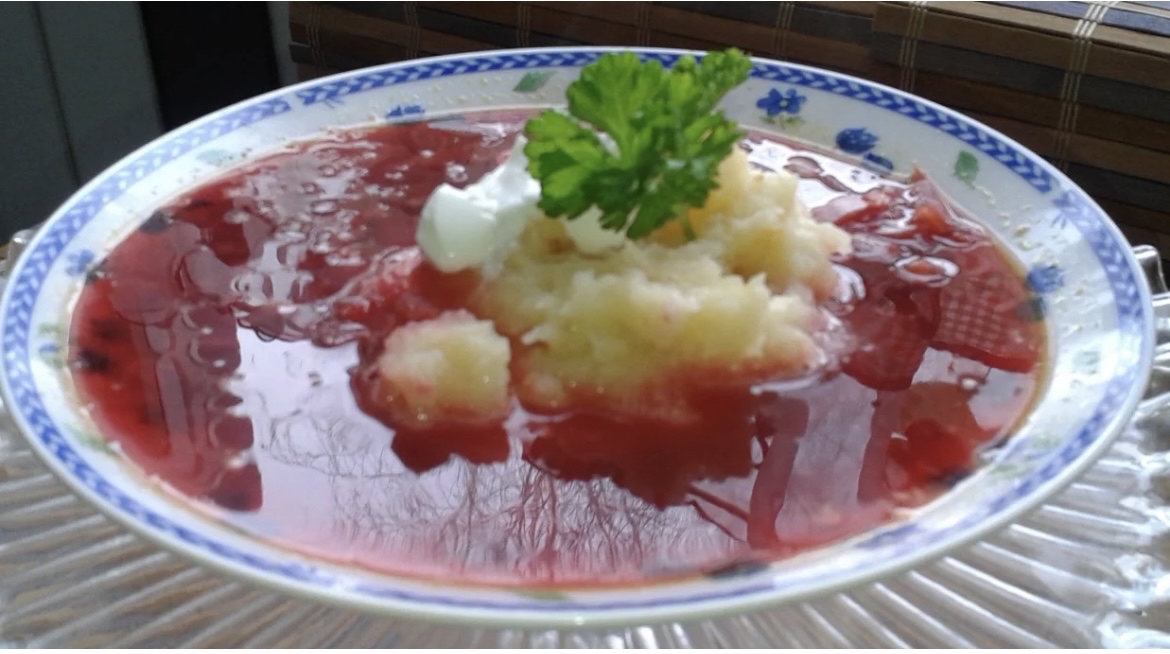 barszcz z ziemniakami