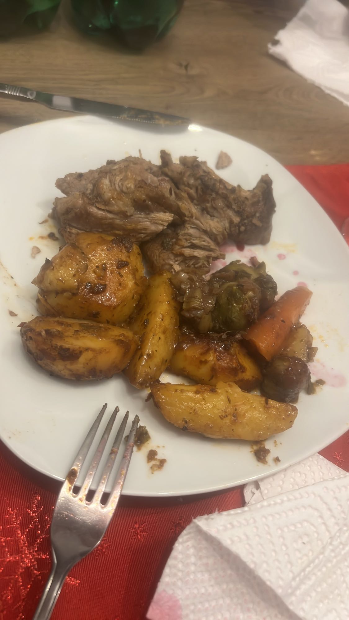 Roast beef with veggies