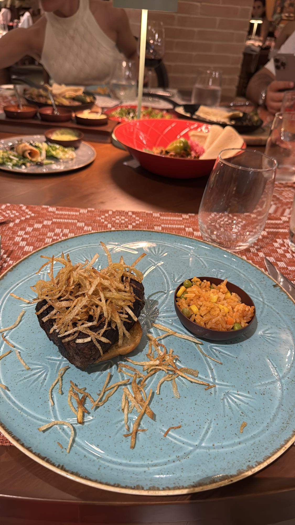 Filete con arroz