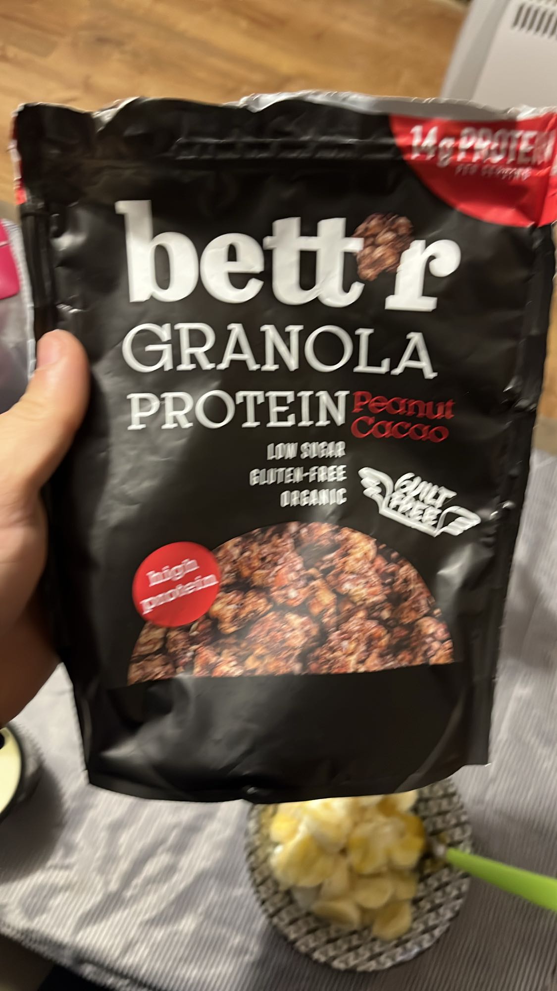 Протеинова гранола с банан