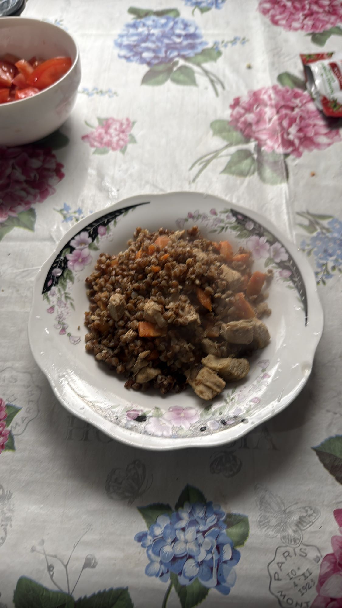 гречка с курицей