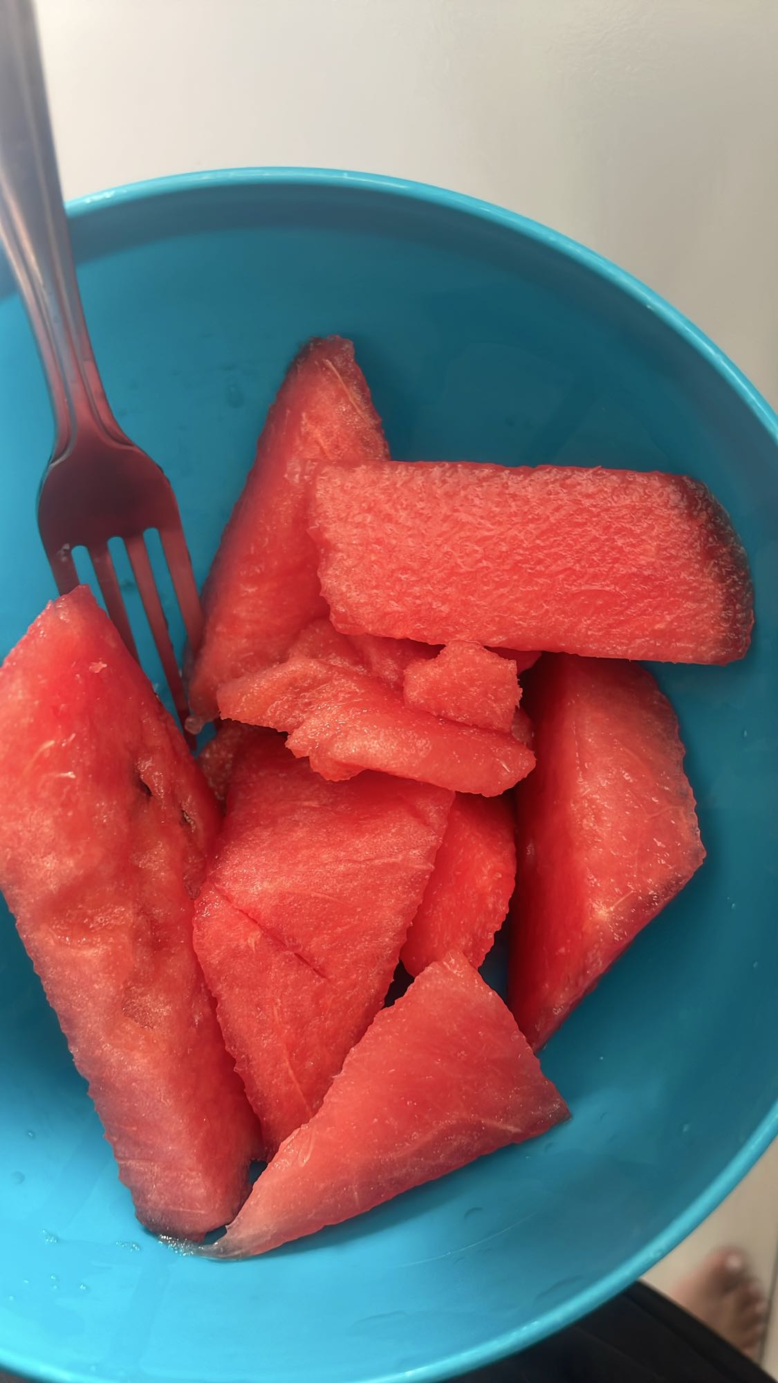 Melancia fresca em pedaços