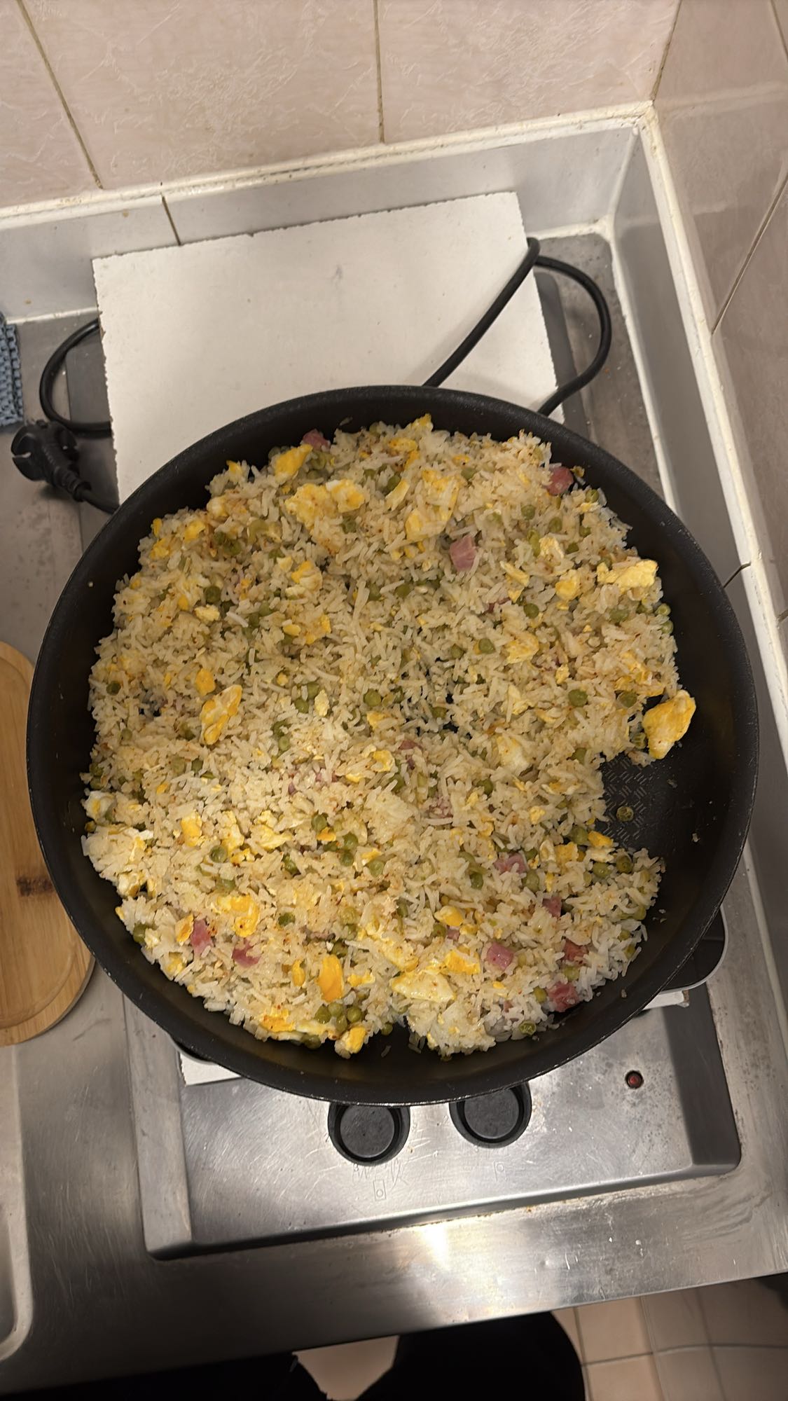 Riz sauté aux œufs