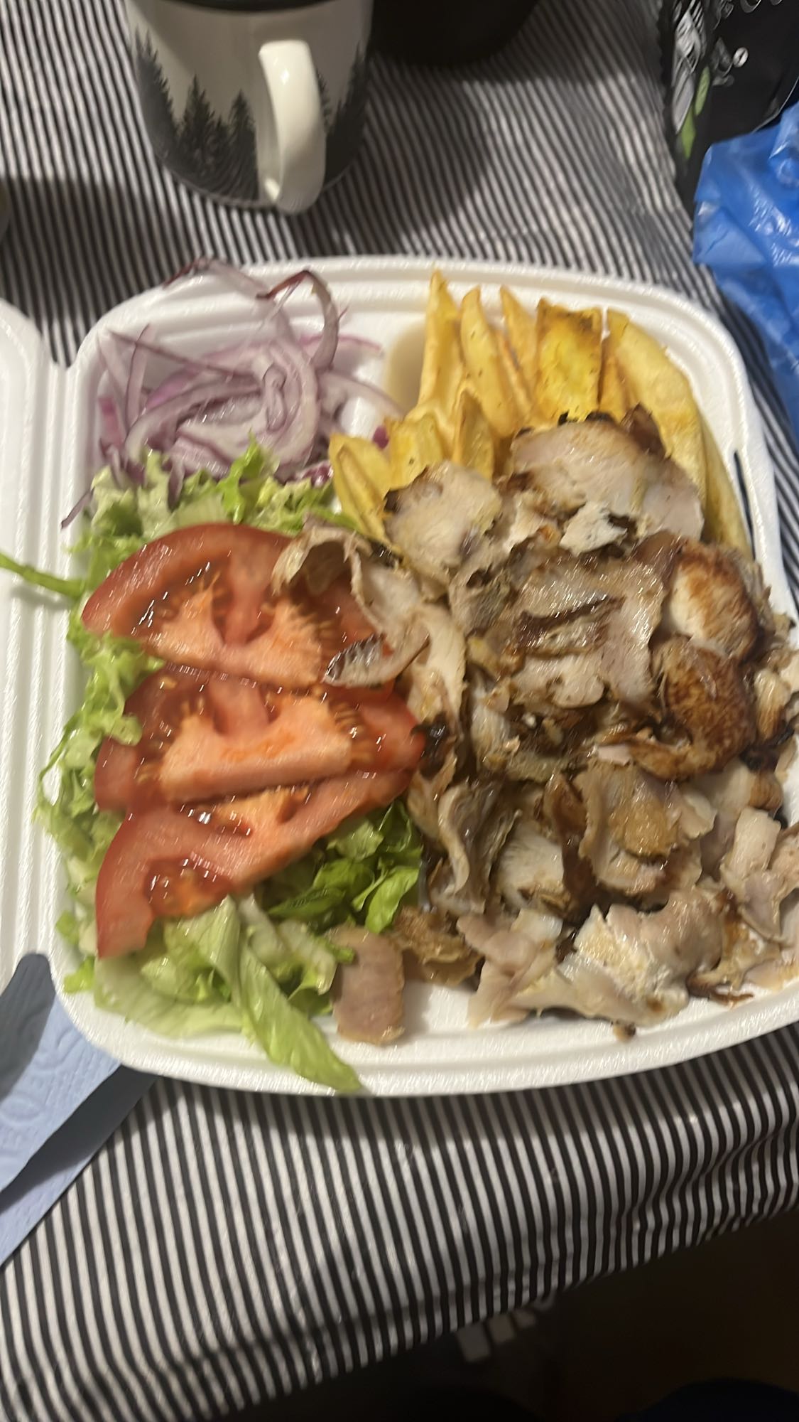 Гирос с картофи