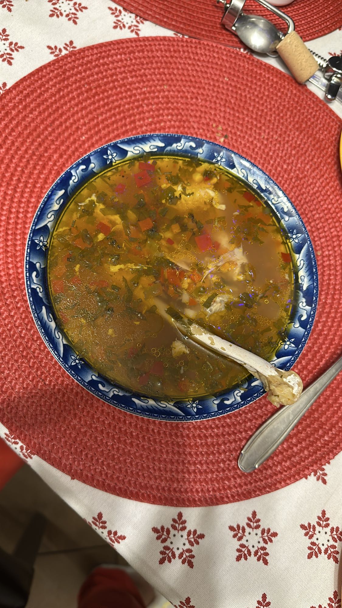 Supă de pui cu legume