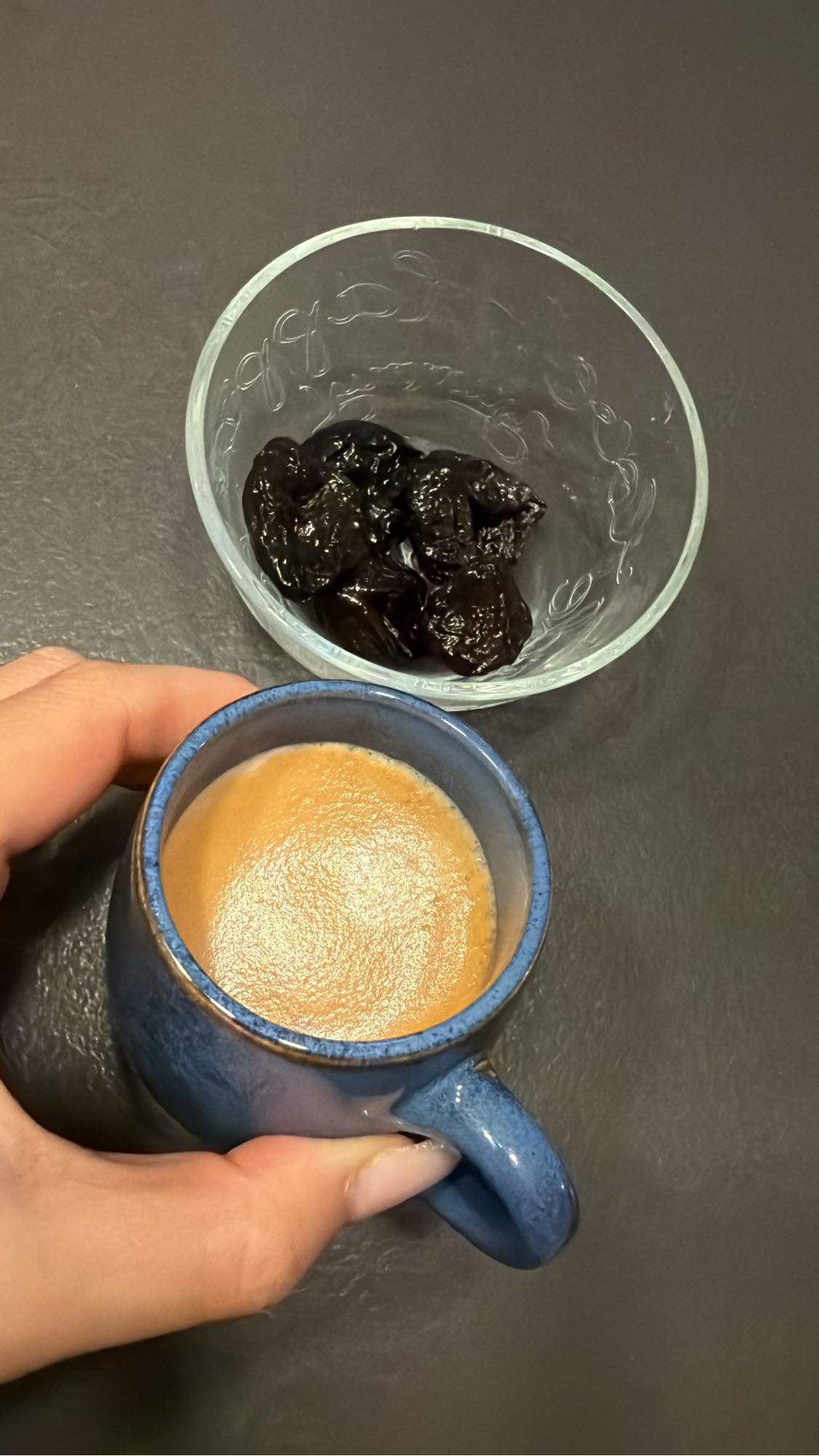 Café et pruneaux