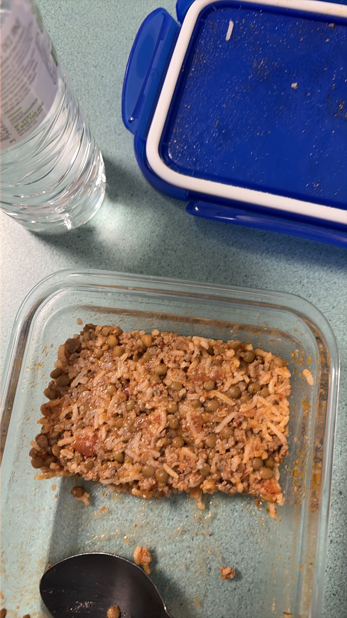 Riz aux lentilles et boeuf