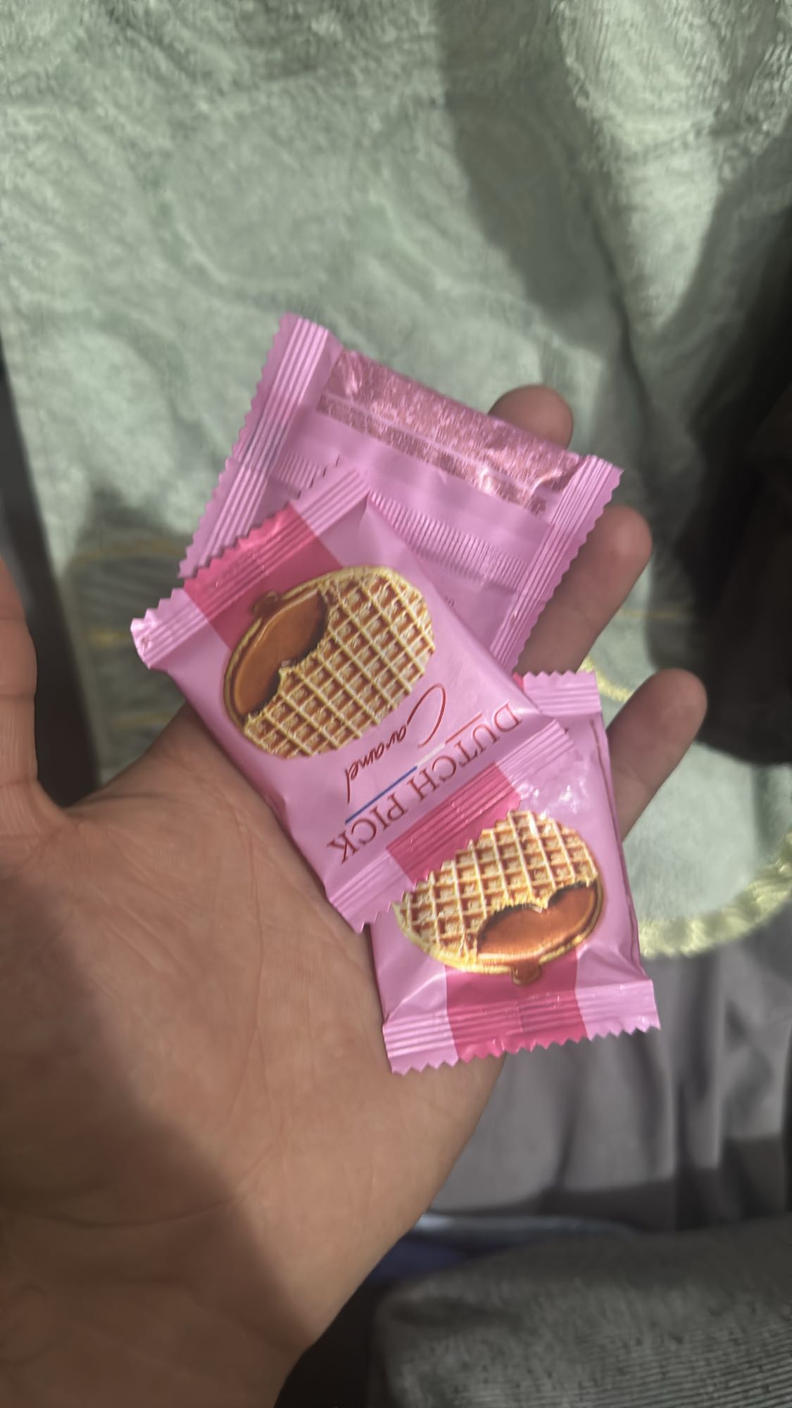 вафли с карамелью