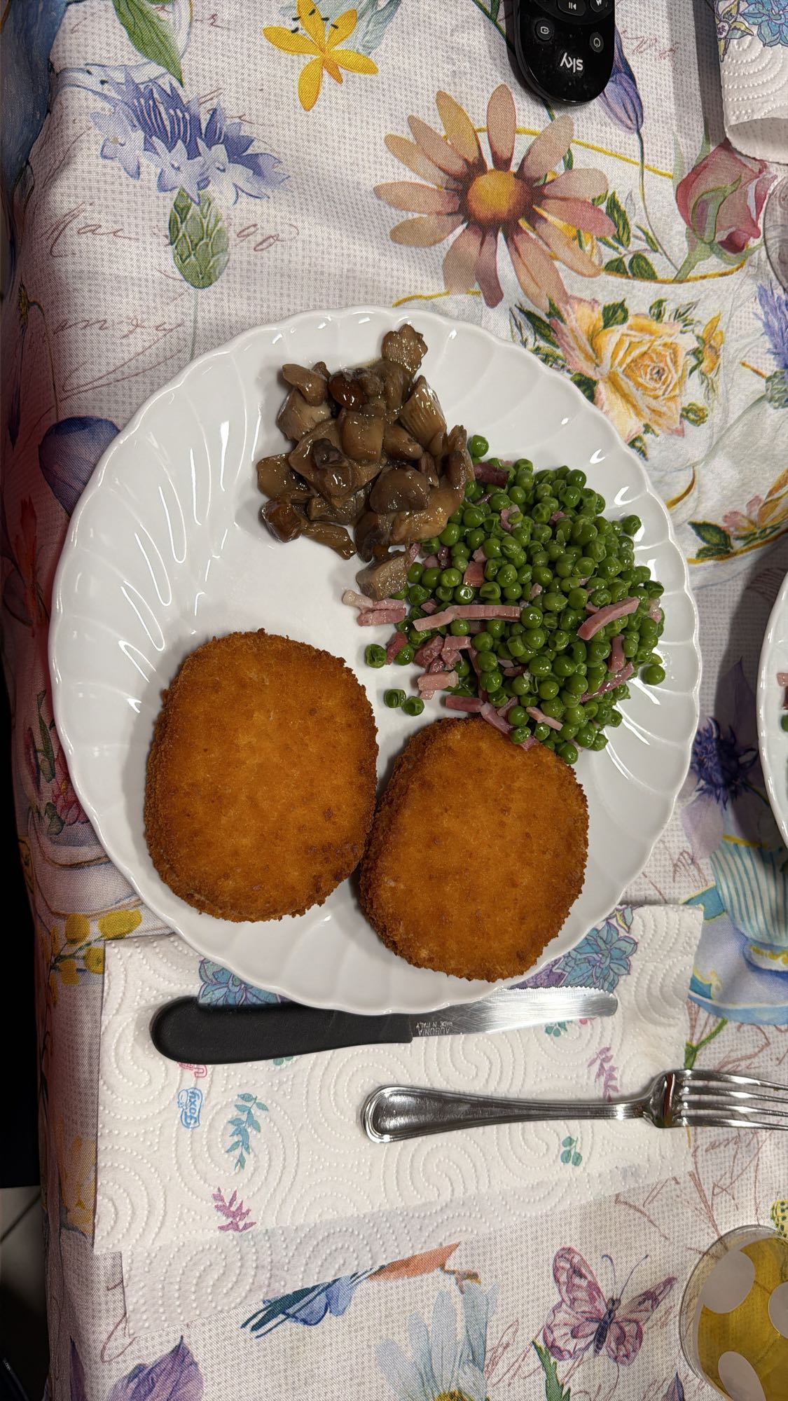 Crocchette con contorno