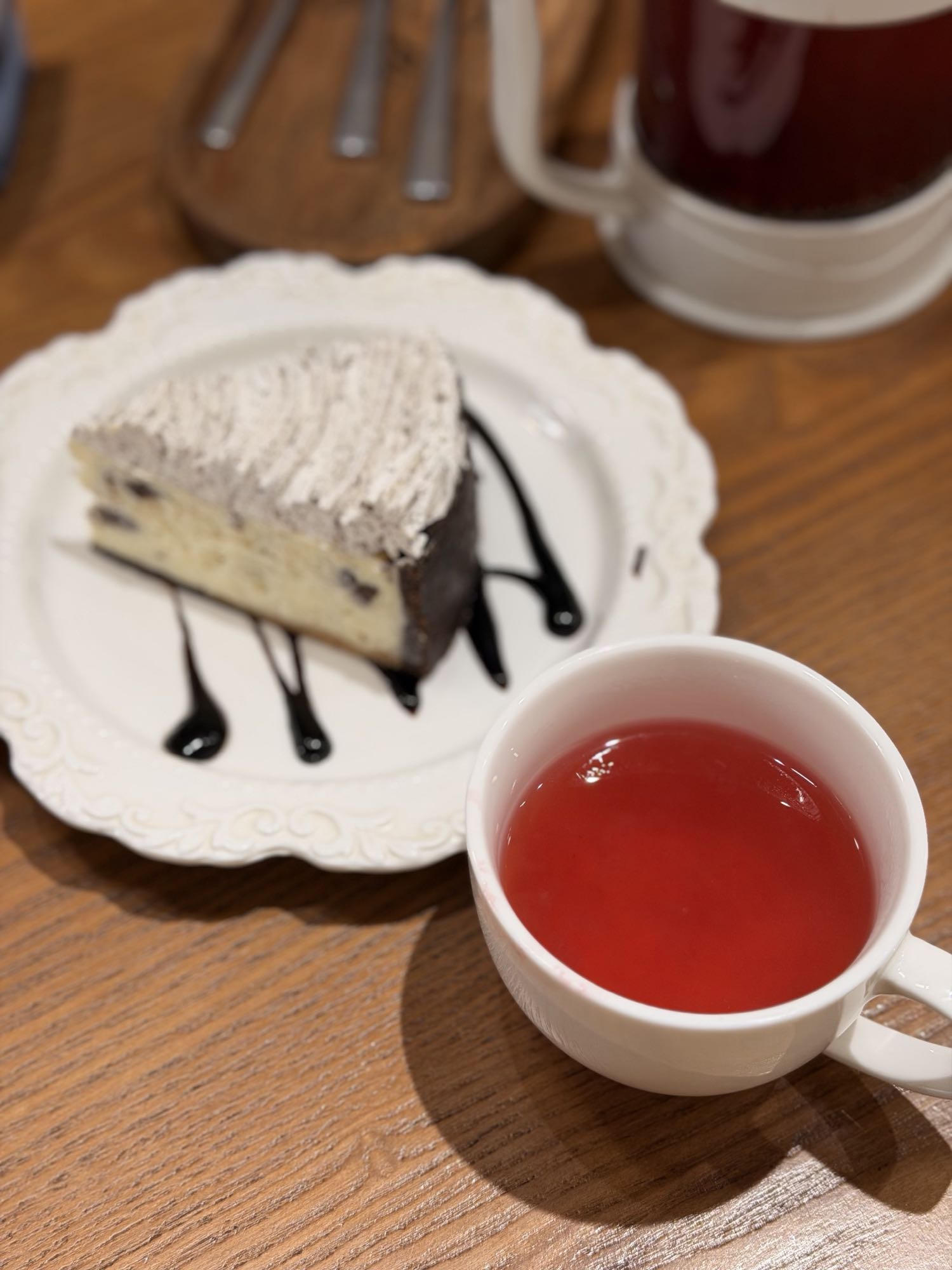 Чизкейк с чаем