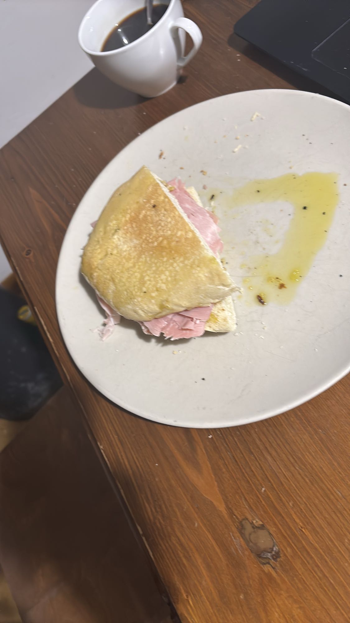 2 tostadas de jamón