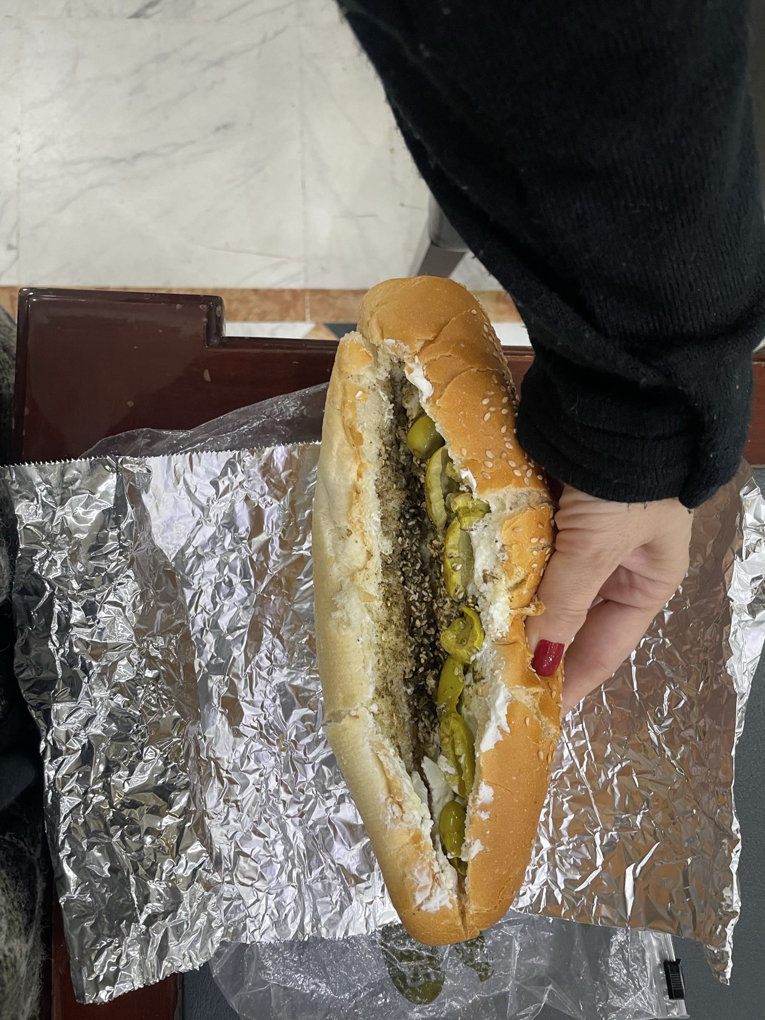 Labneh Za'atar Sandwich