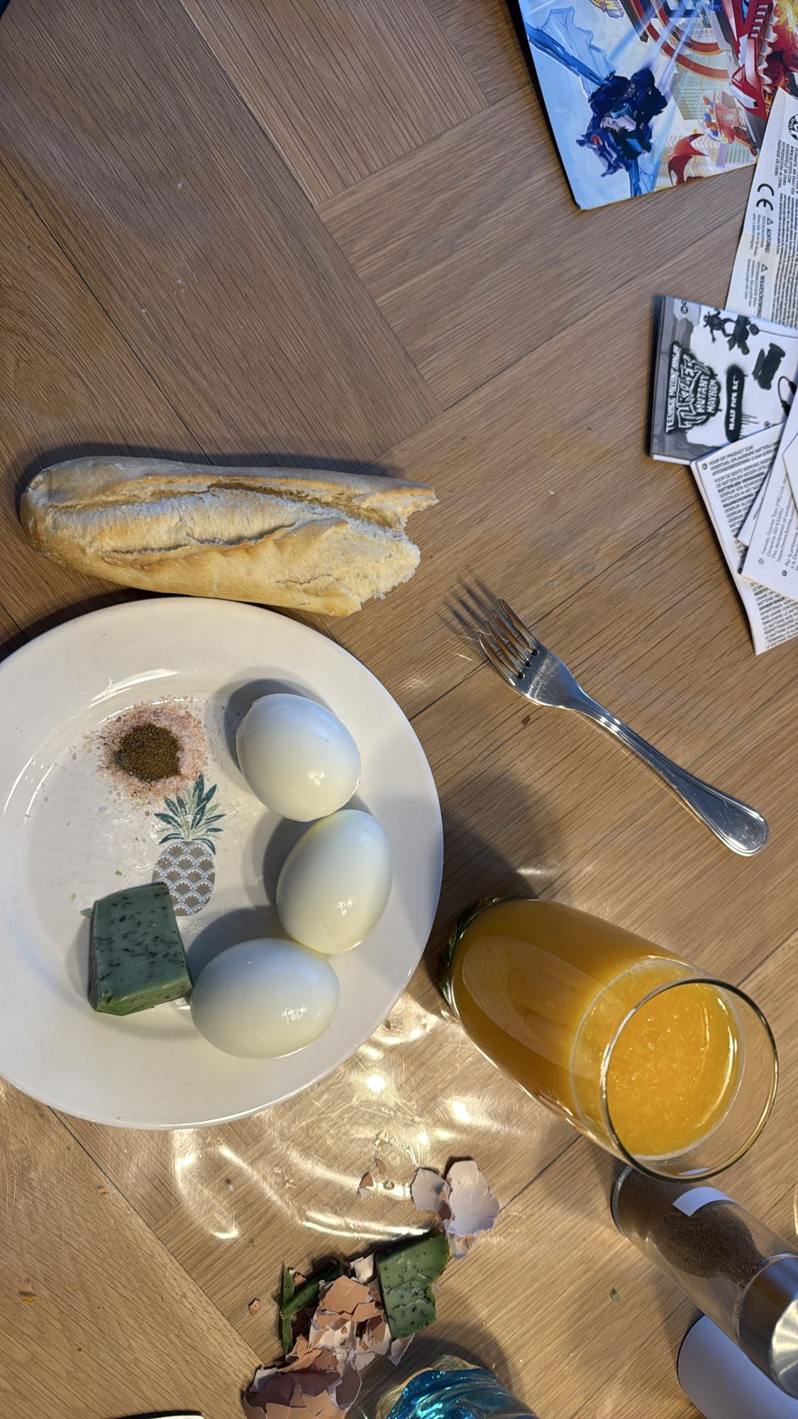 Eggs, Bread & Juice