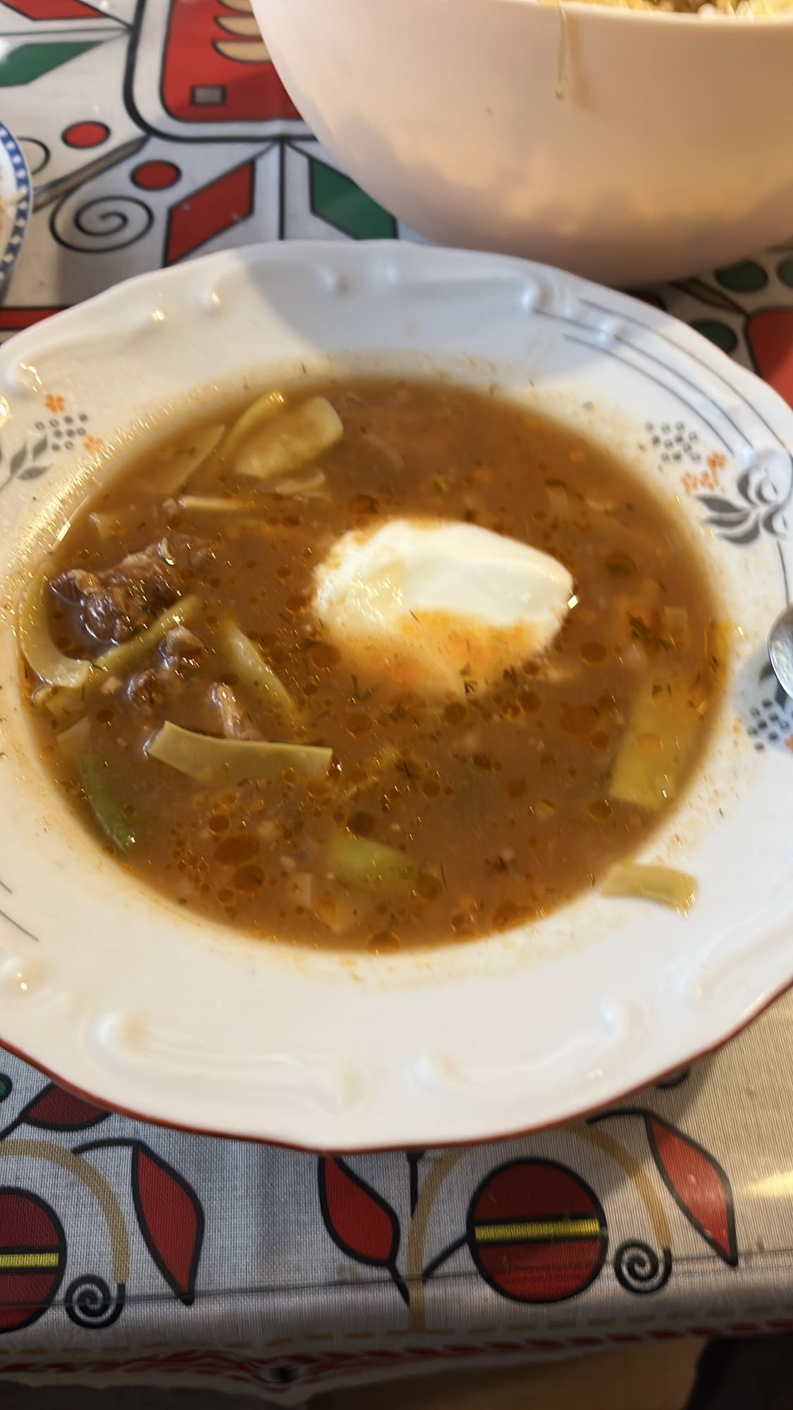 телешка супа със сметана