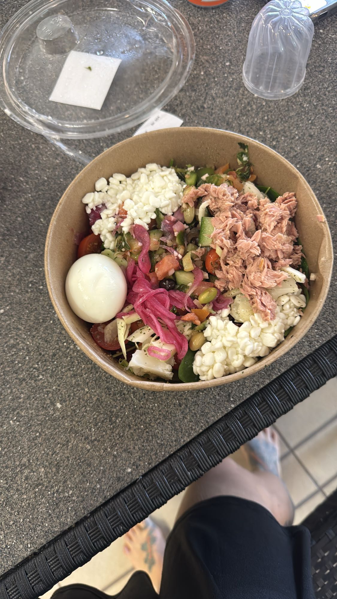 Tonfisksallad med keso