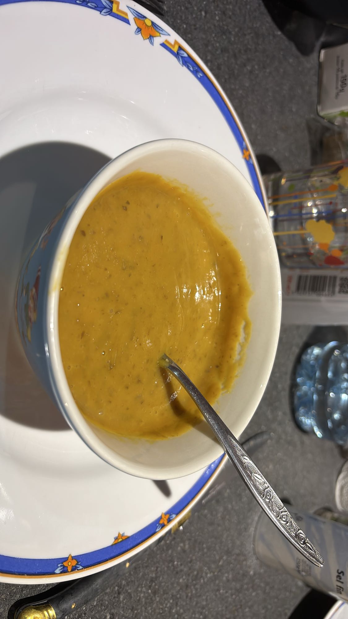 Soupe de légumes aux lentilles