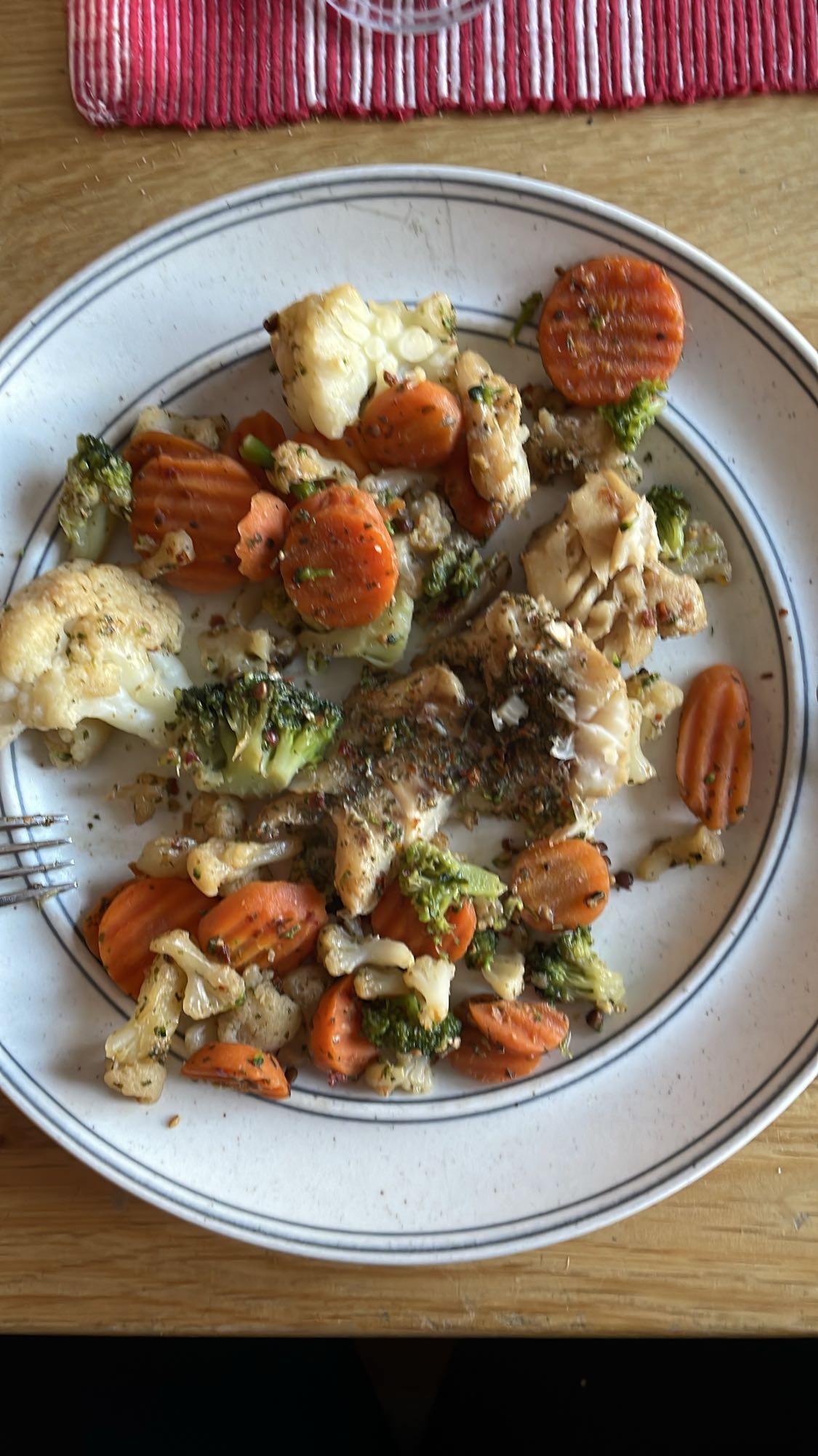 Torsk med grönsaker