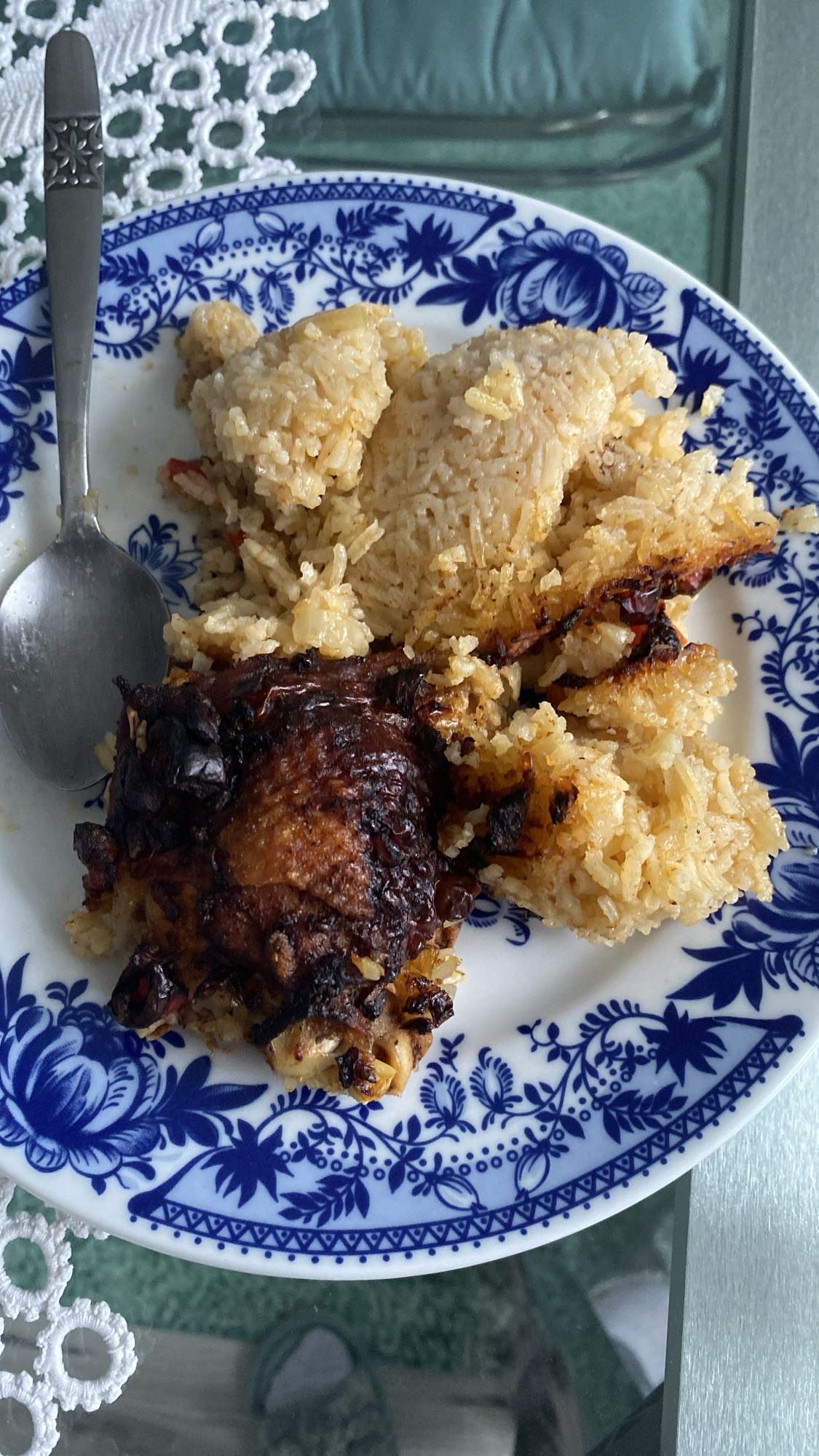 Ryż z kurczakiem pieczonym