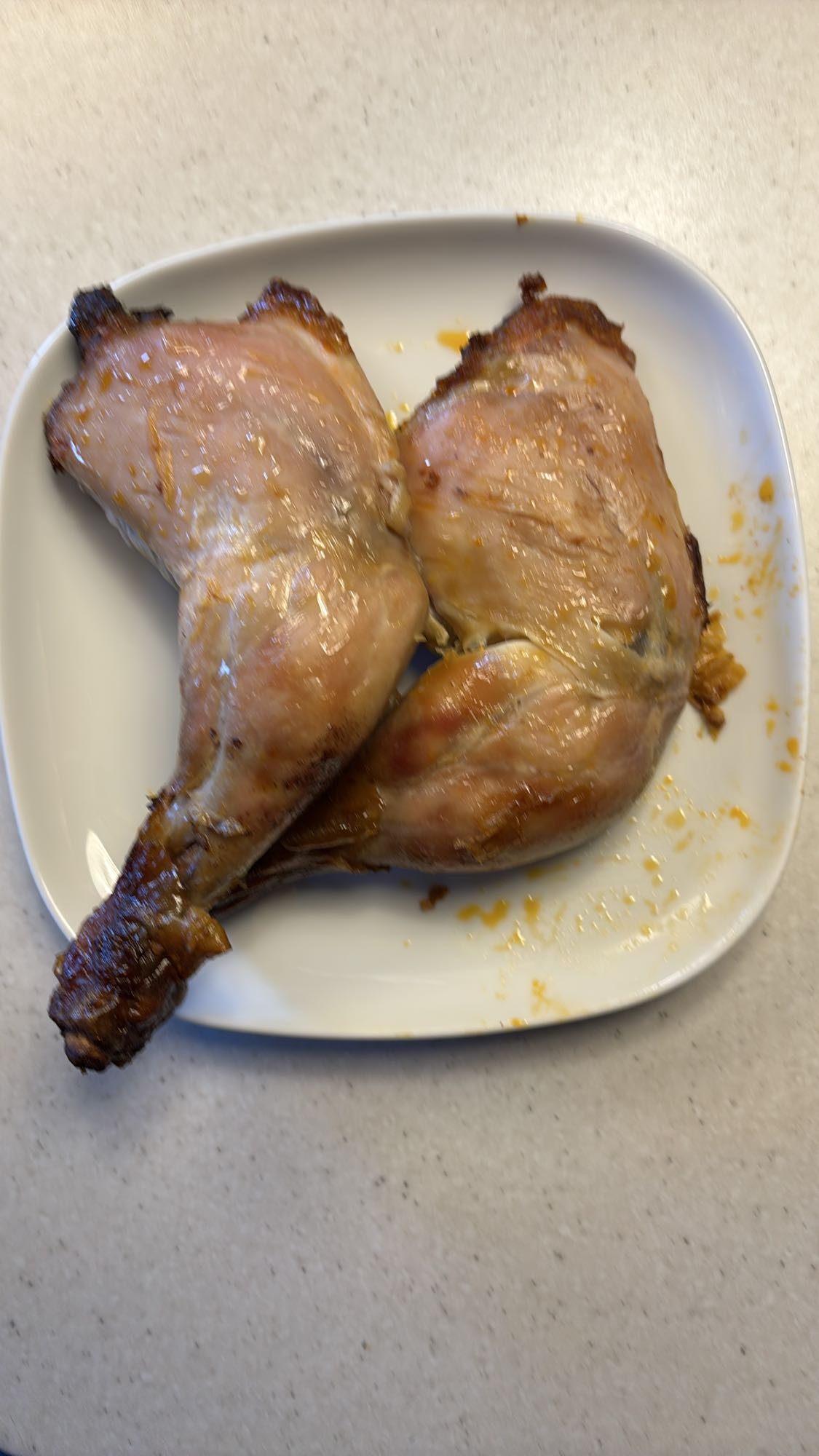 Ovnsbakt kyllinglår uten skinn