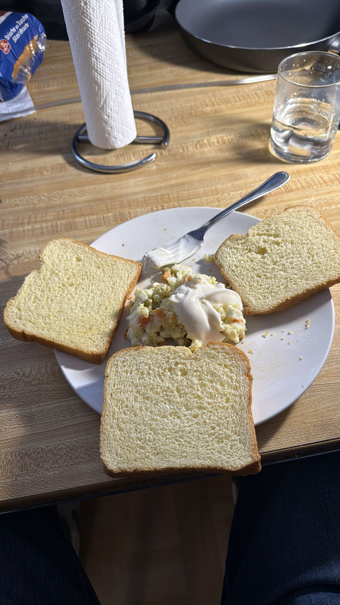Sandwich salade œufs