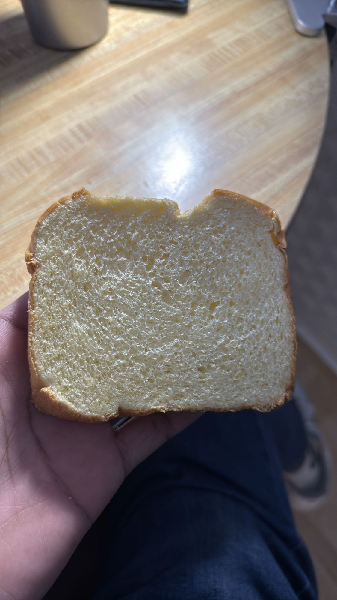 Tranche de pain brioché