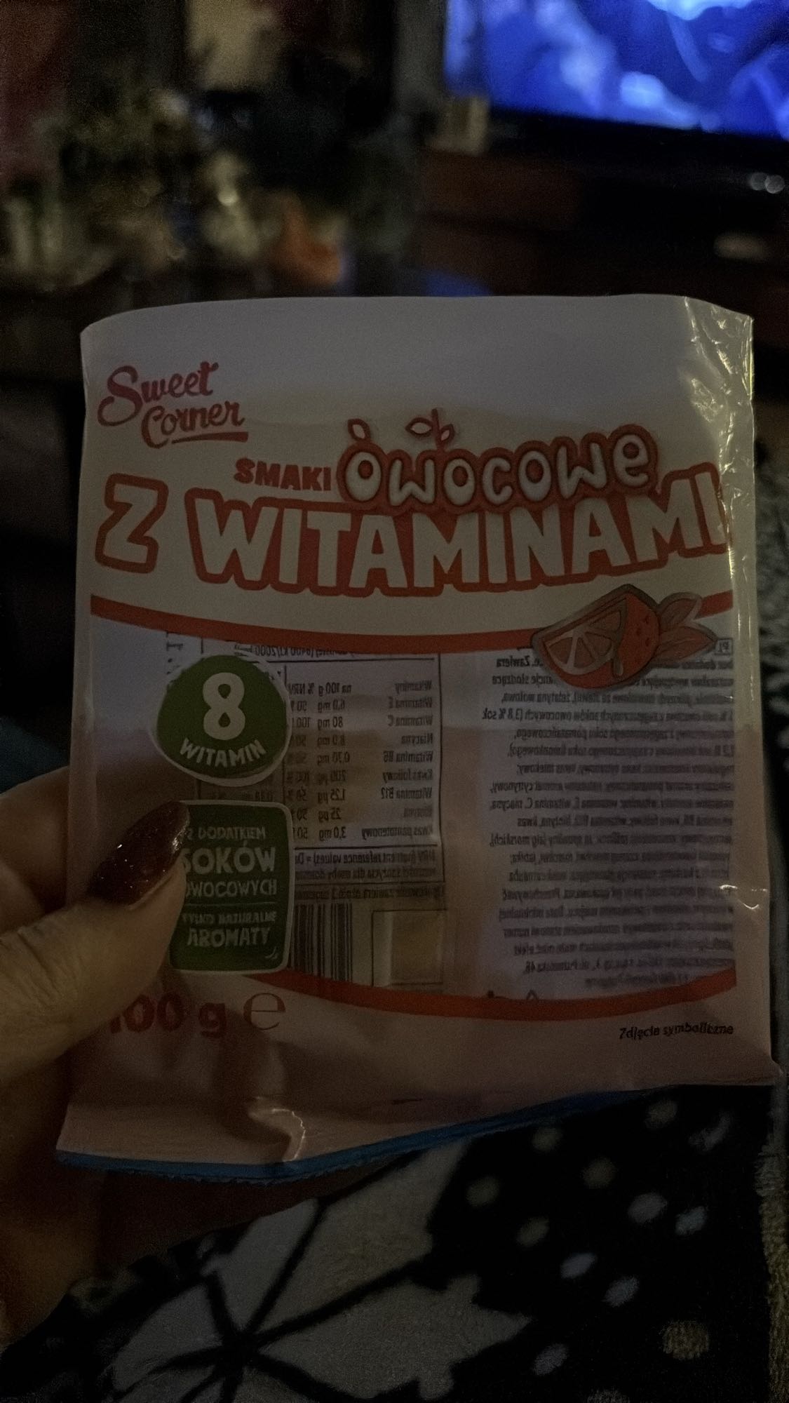 Żelki owocowe bez cukru