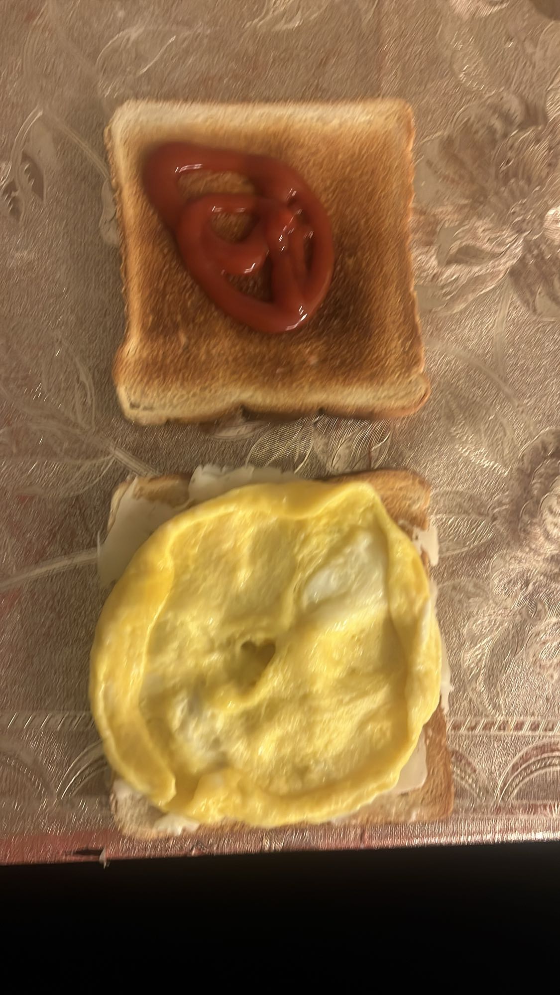 Egg and cheese sandwich