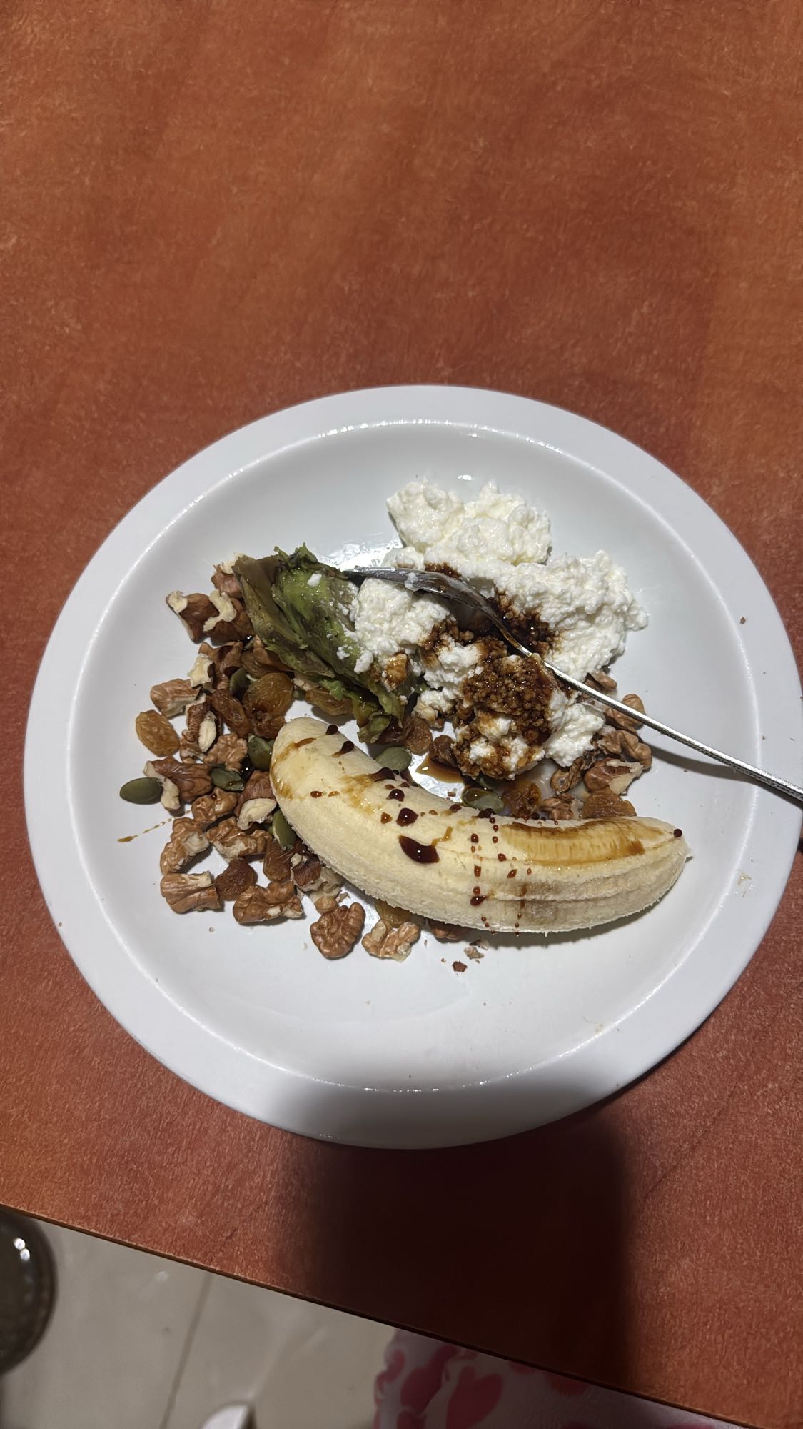 Banana Nut Ricotta Plate