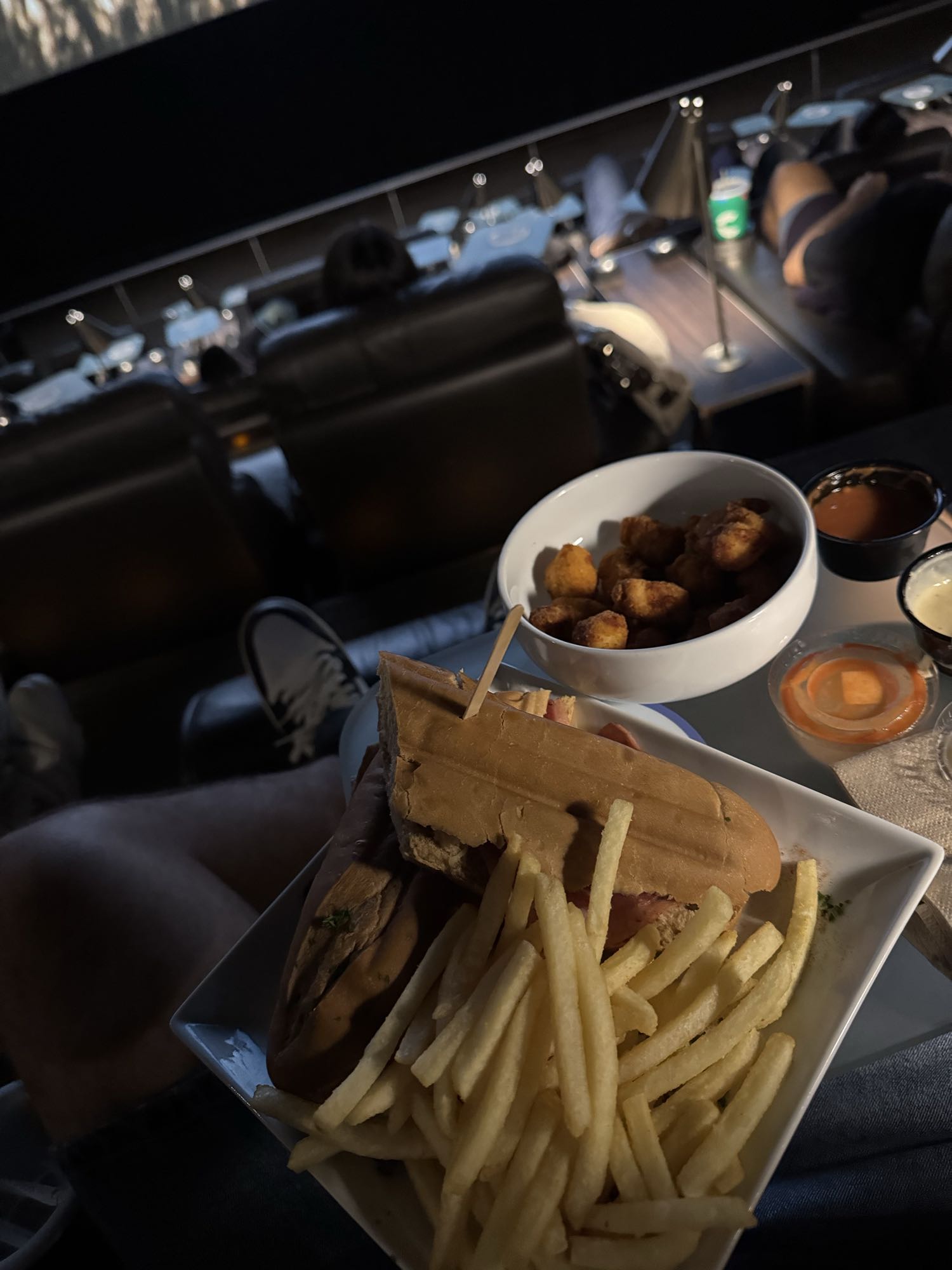 Combo de cine con sándwich