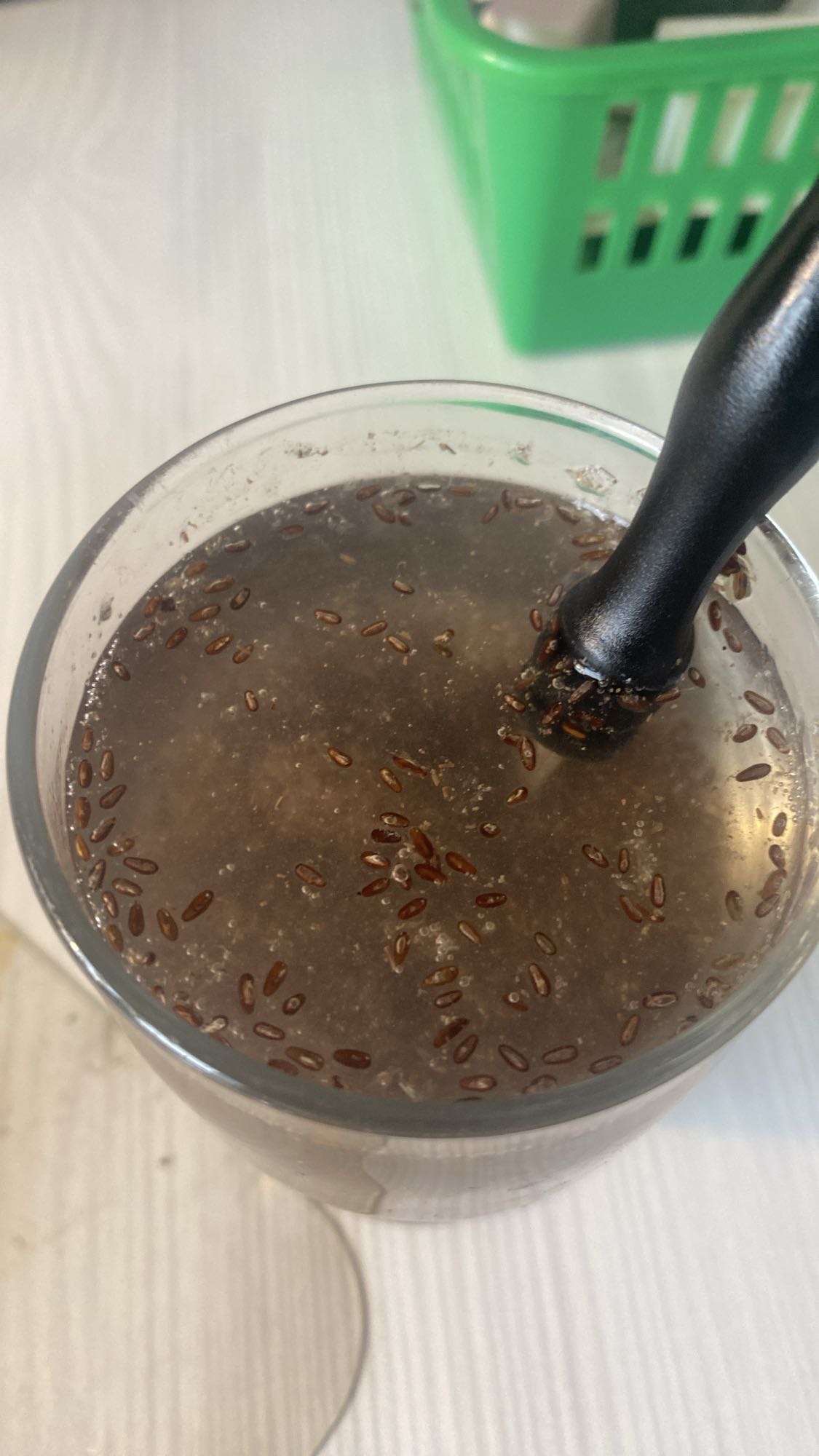 napój z siemieniem lnianym