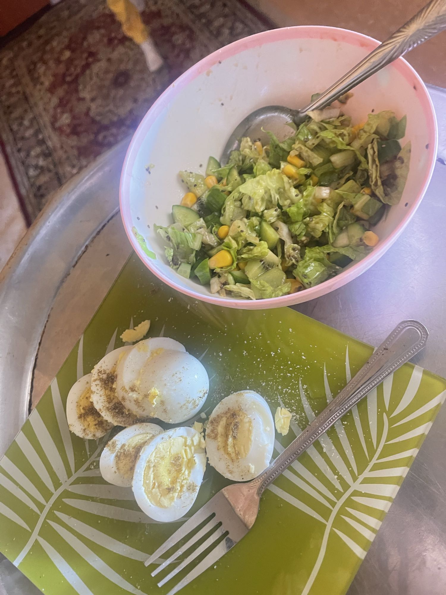 Eggs and Veggie Salad