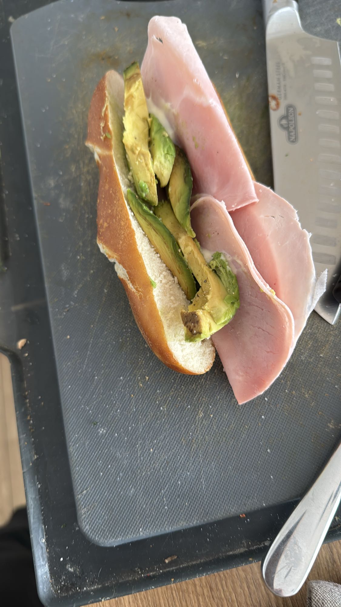 Ham Avocado Sandwich