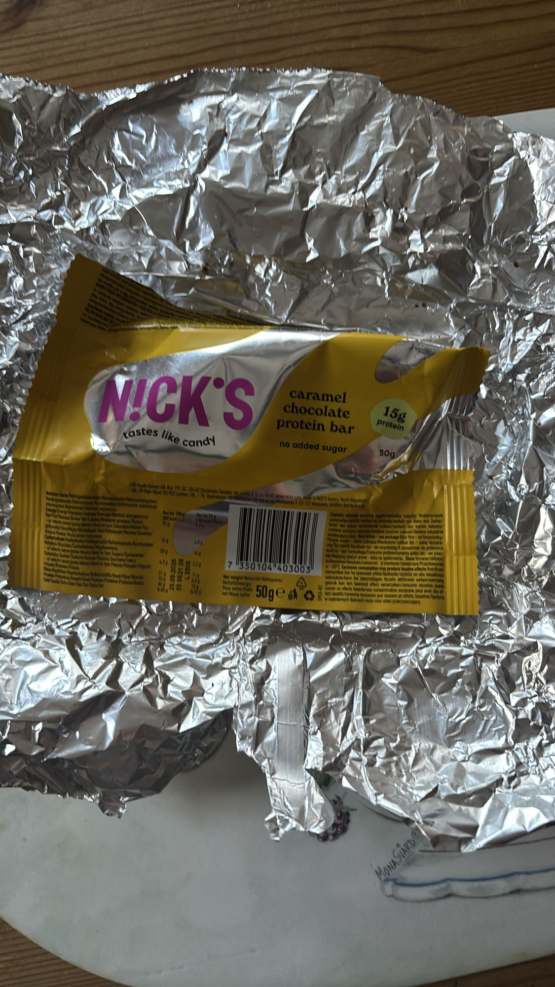 NICK'S proteinbar karamell