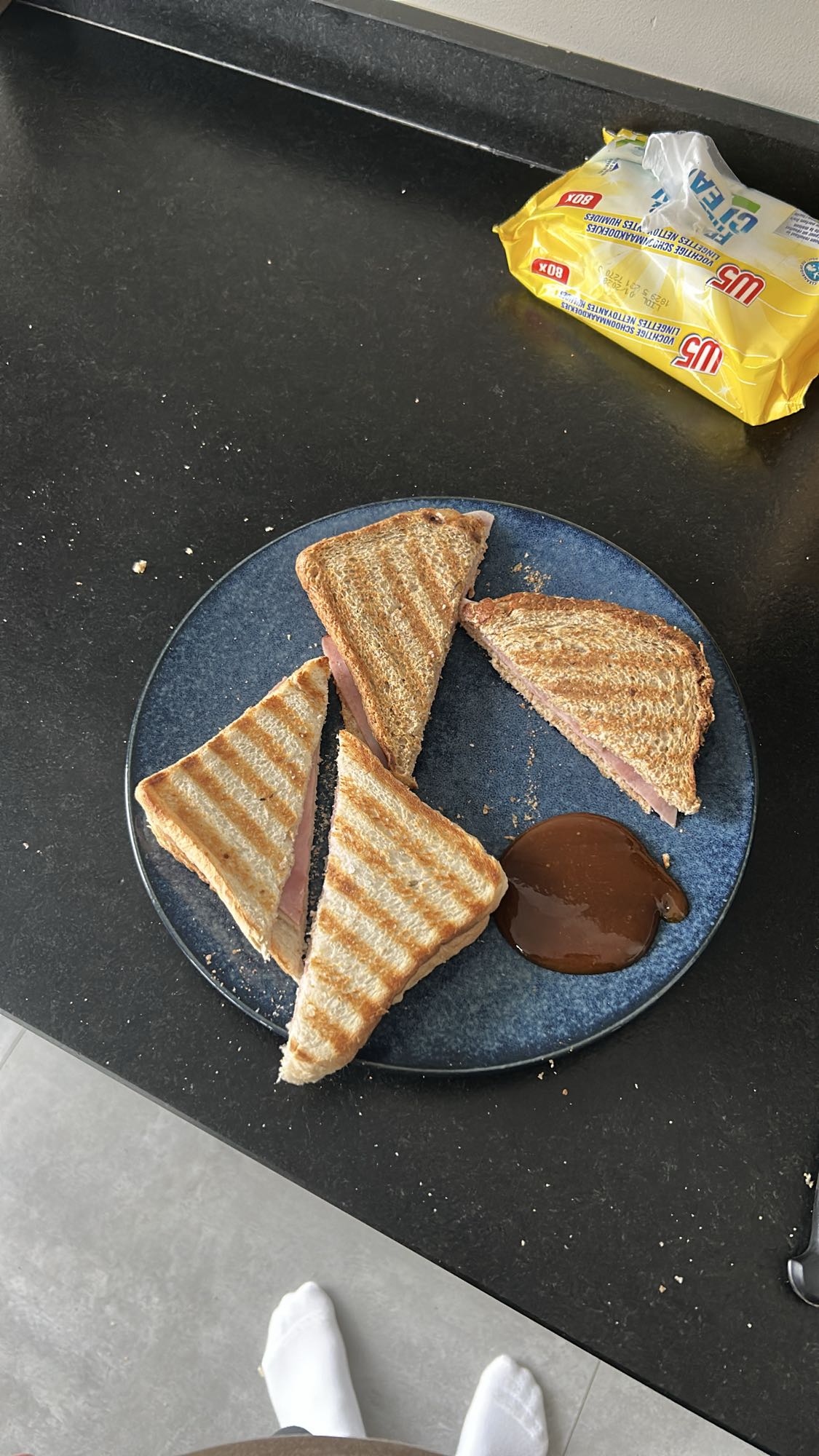 Tosti met saus