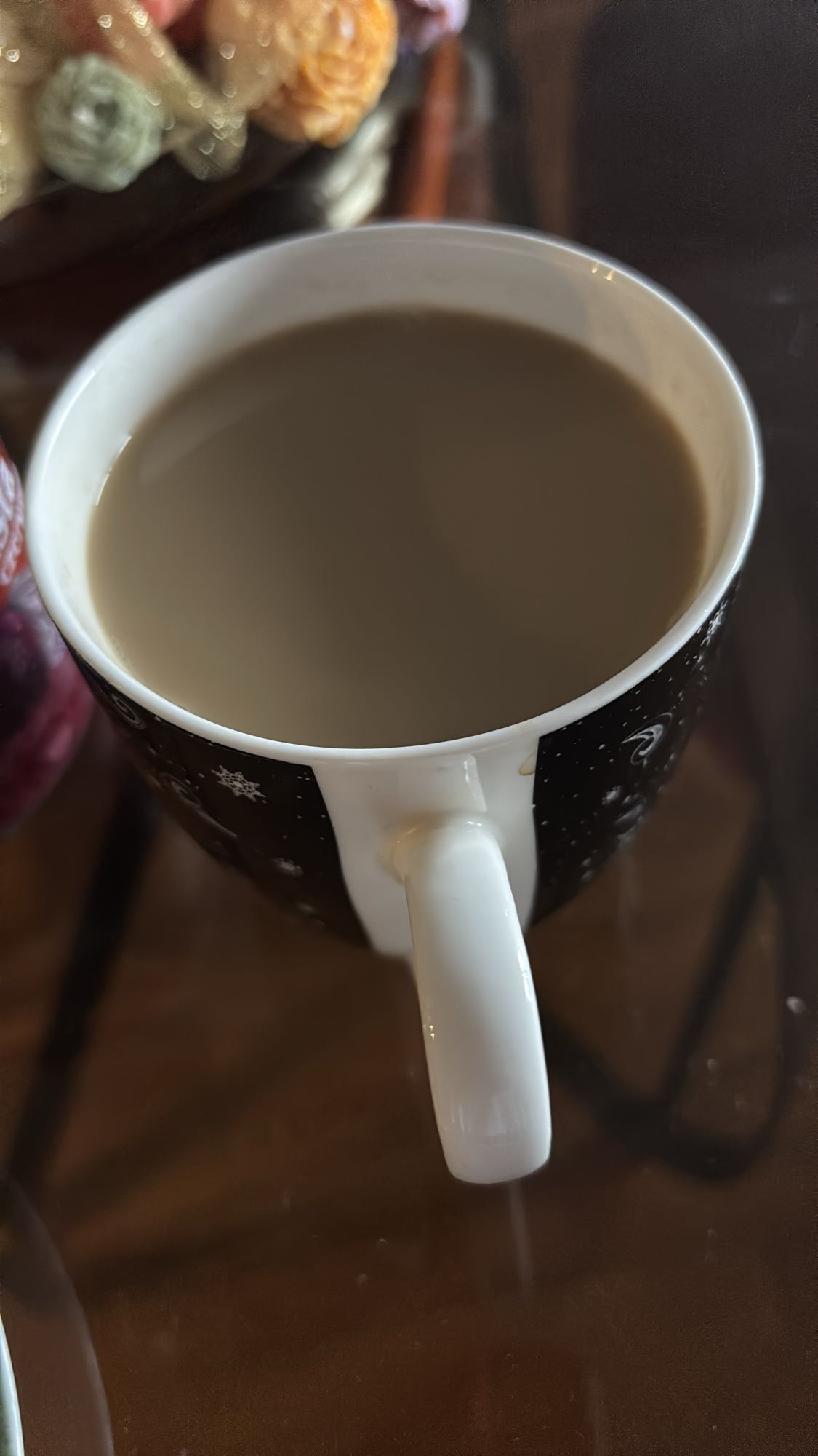 kawa z mlekiem sojowym bez cukru