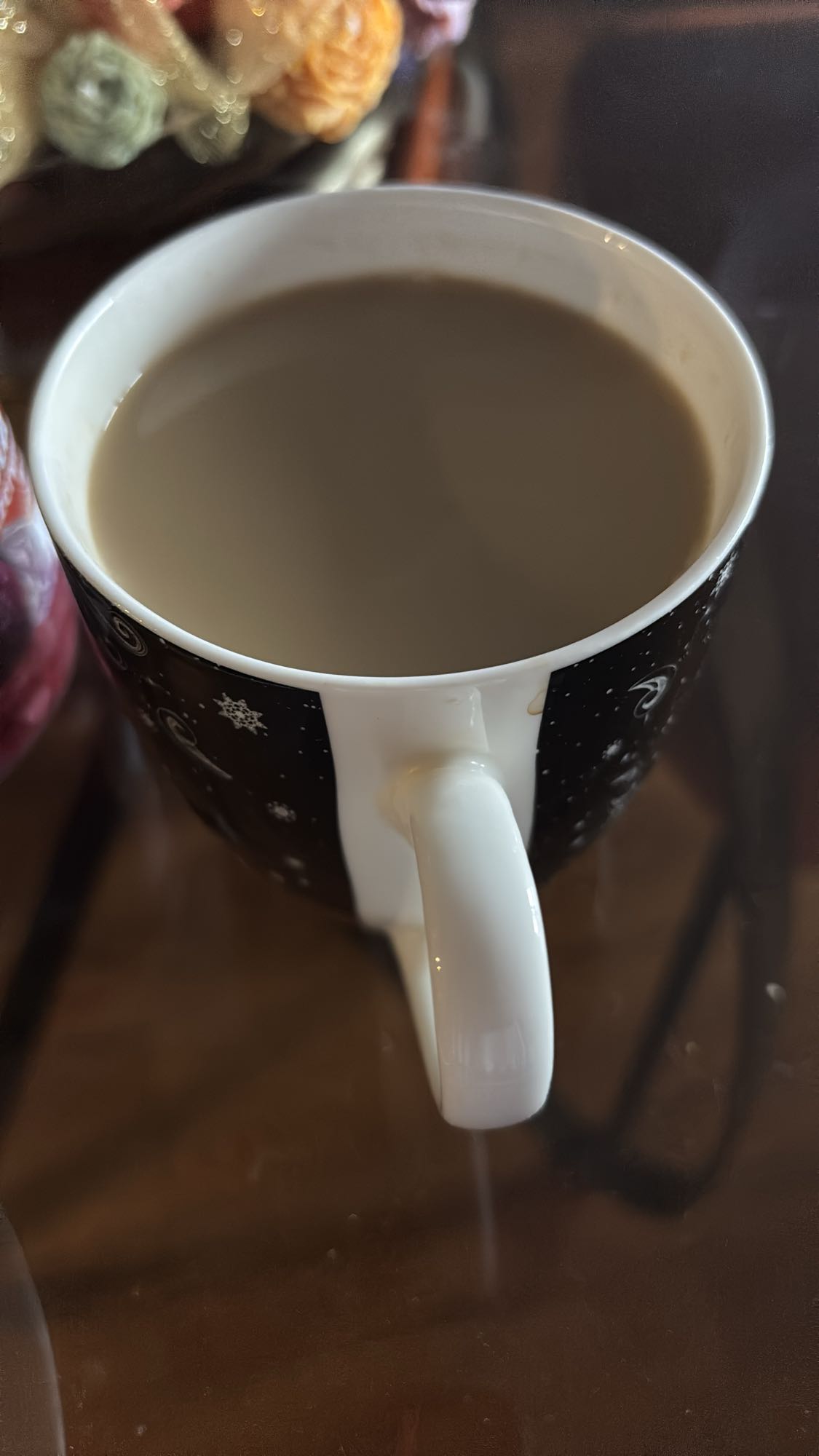 kawa z mlekiem sojowym bez cukru