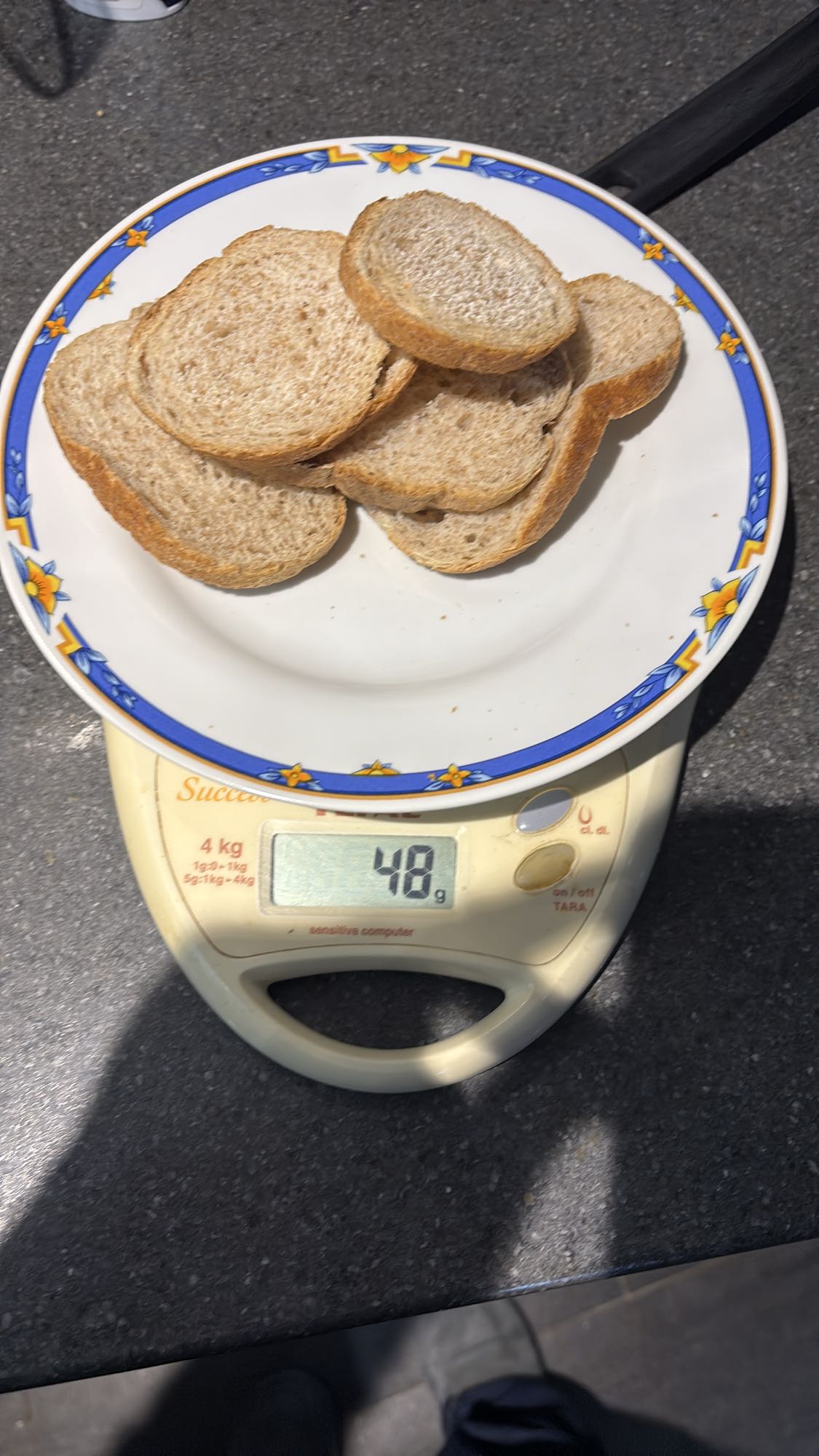 Tranches de pain complet