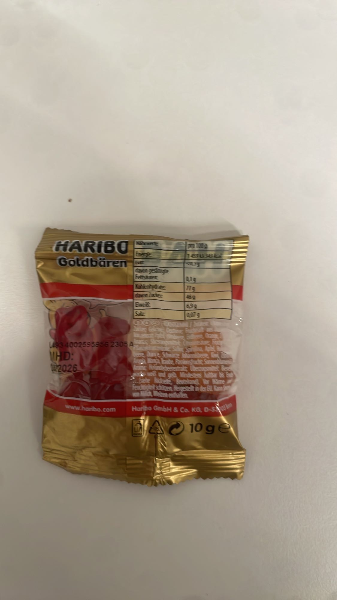 Haribo Goldbären Snack