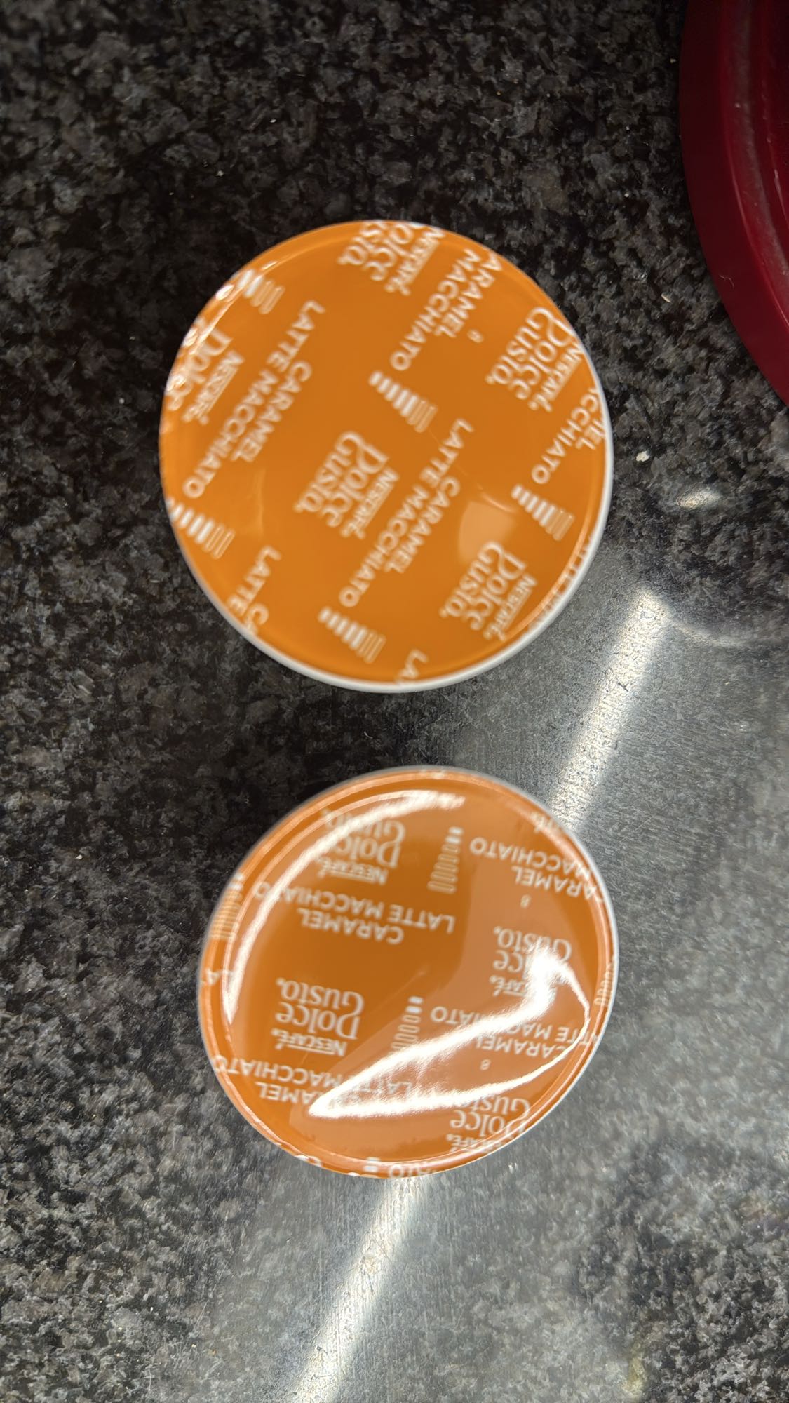 Caramel latte macchiato