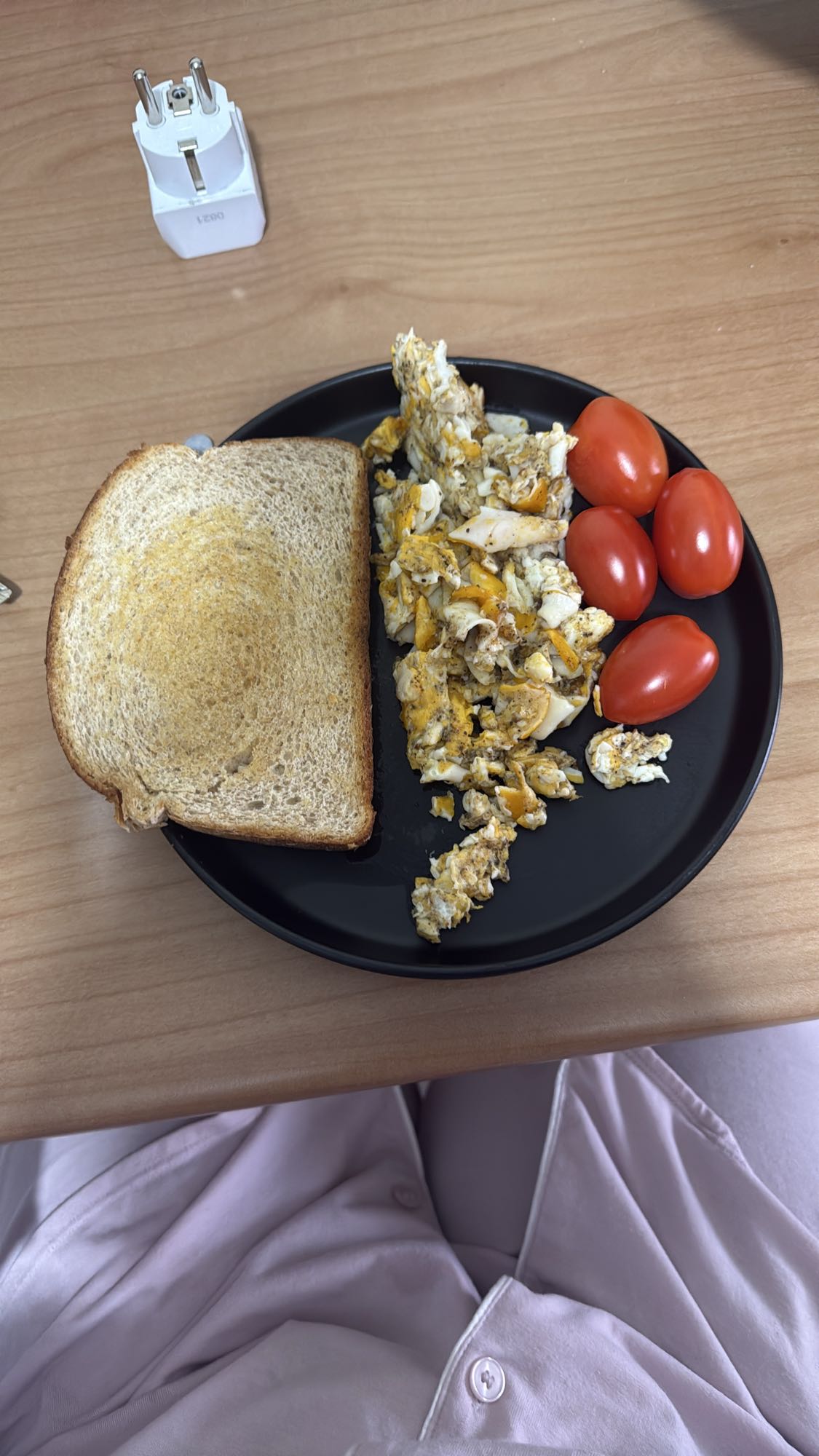 Eggs, Toast, Tomatoes