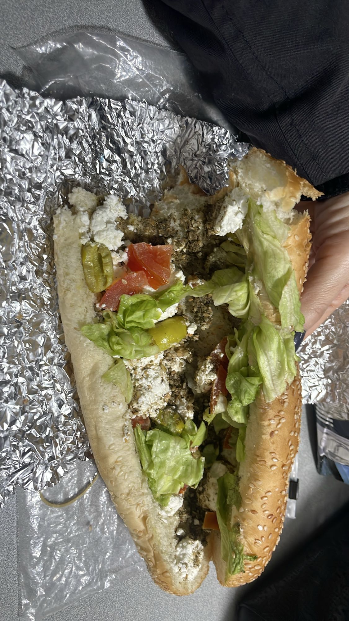 Vegetarian Sub Sandwich