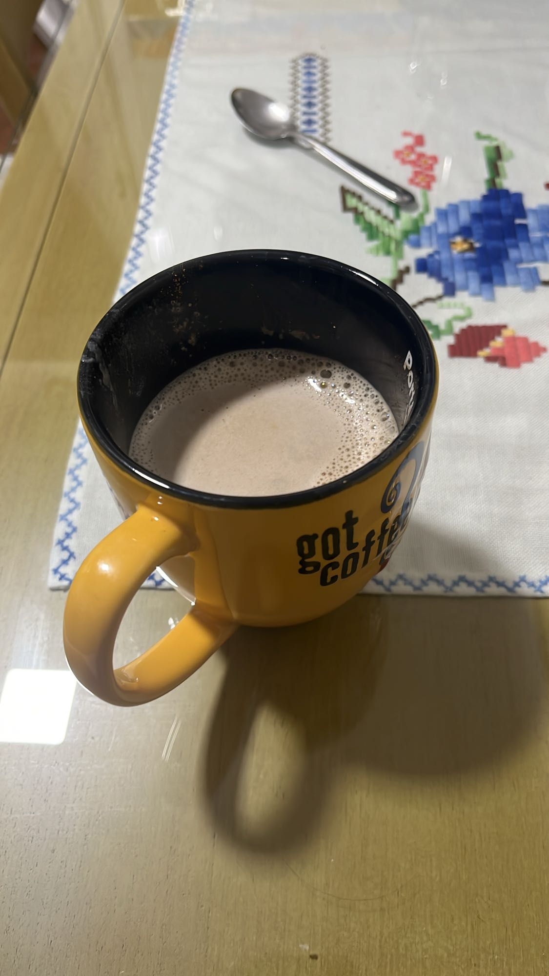 taza de chocolate caliente