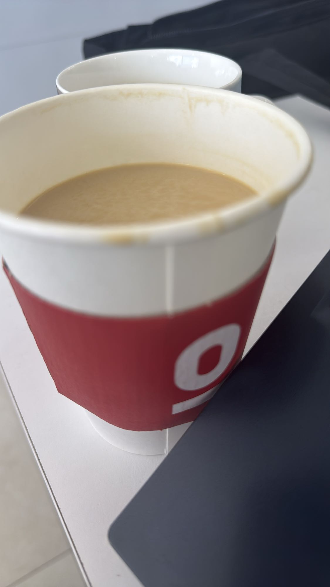 Salted caramel latte with full fat milk 300ml