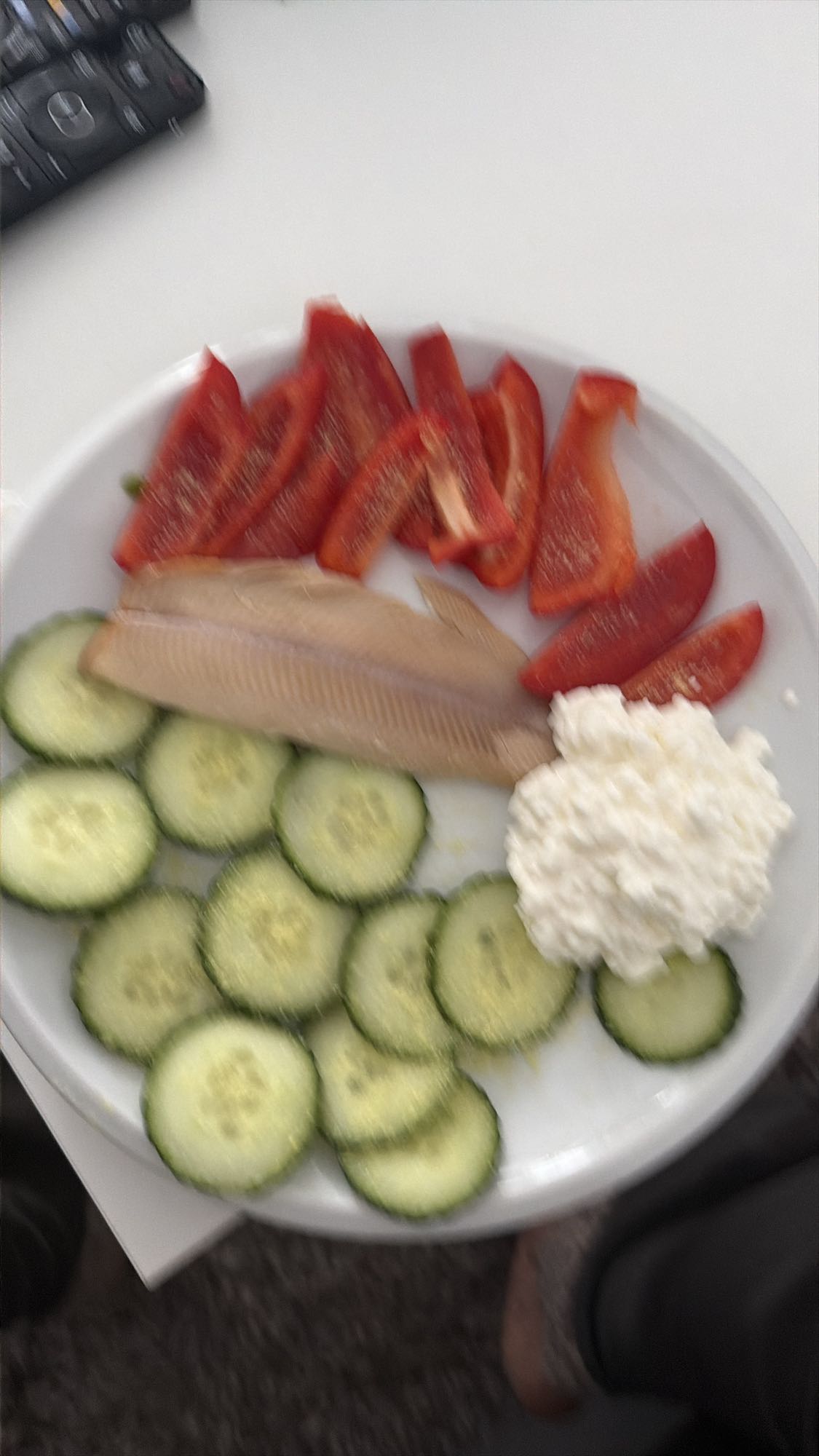 Gerookte vis met groenten