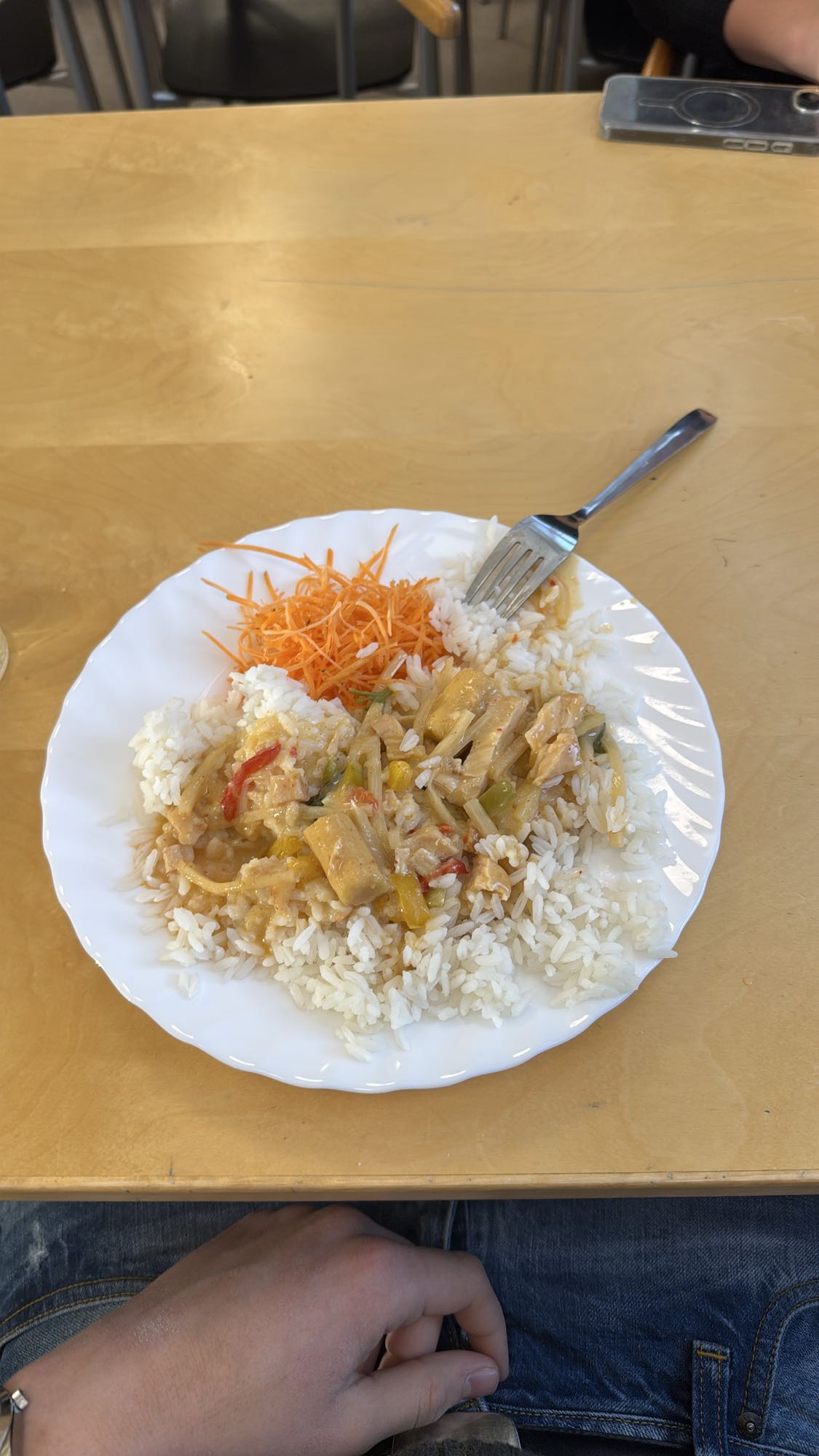 Ris med kycklinggryta