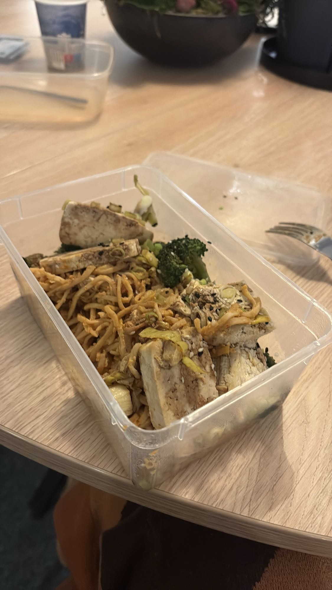 Kycklingnudlar med grönsaker