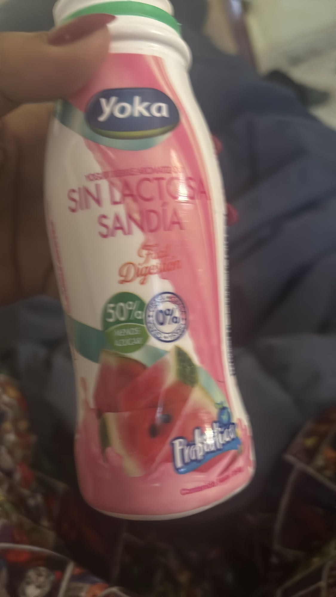 Yogur sandía sin lactosa
