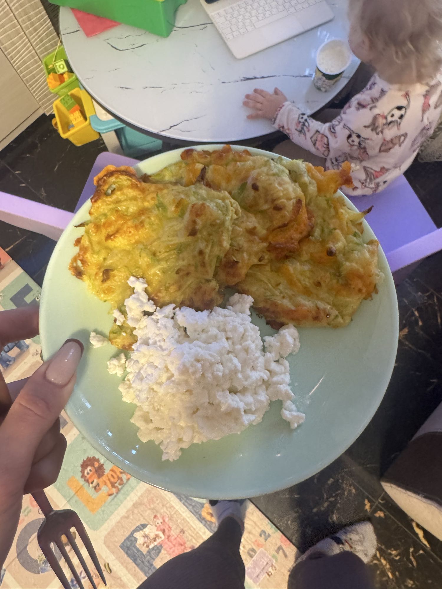 Оладьи с творогом