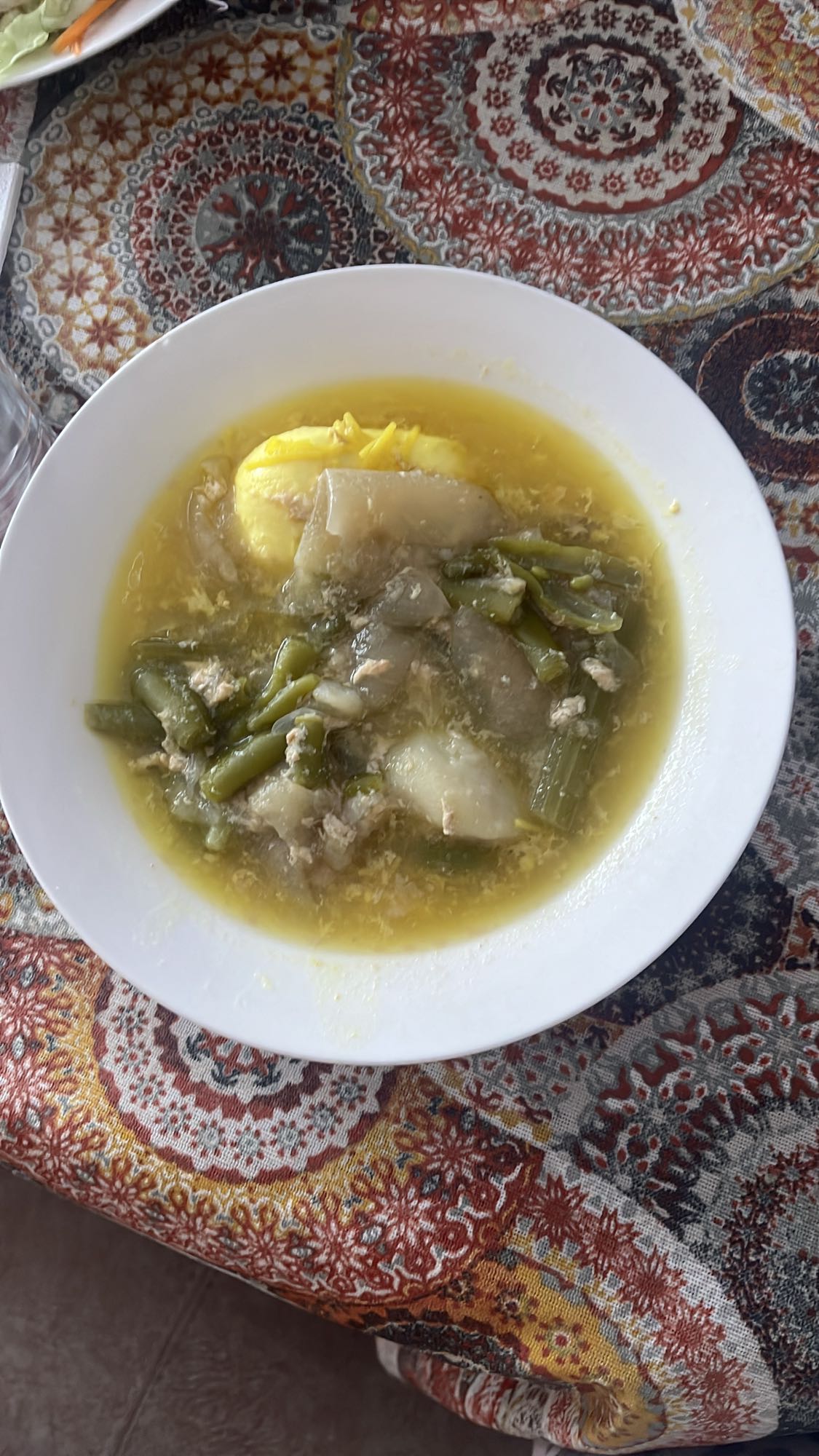 Sopa de verduras con carne