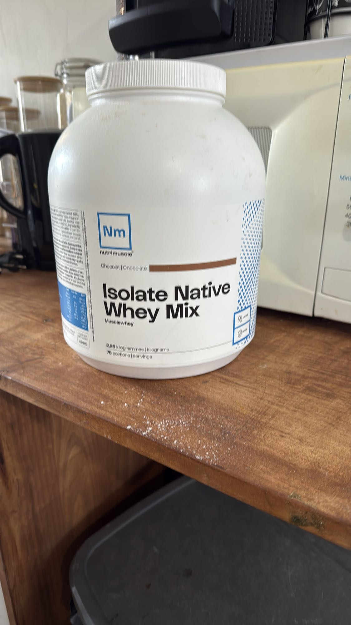 Mélange de whey isolate